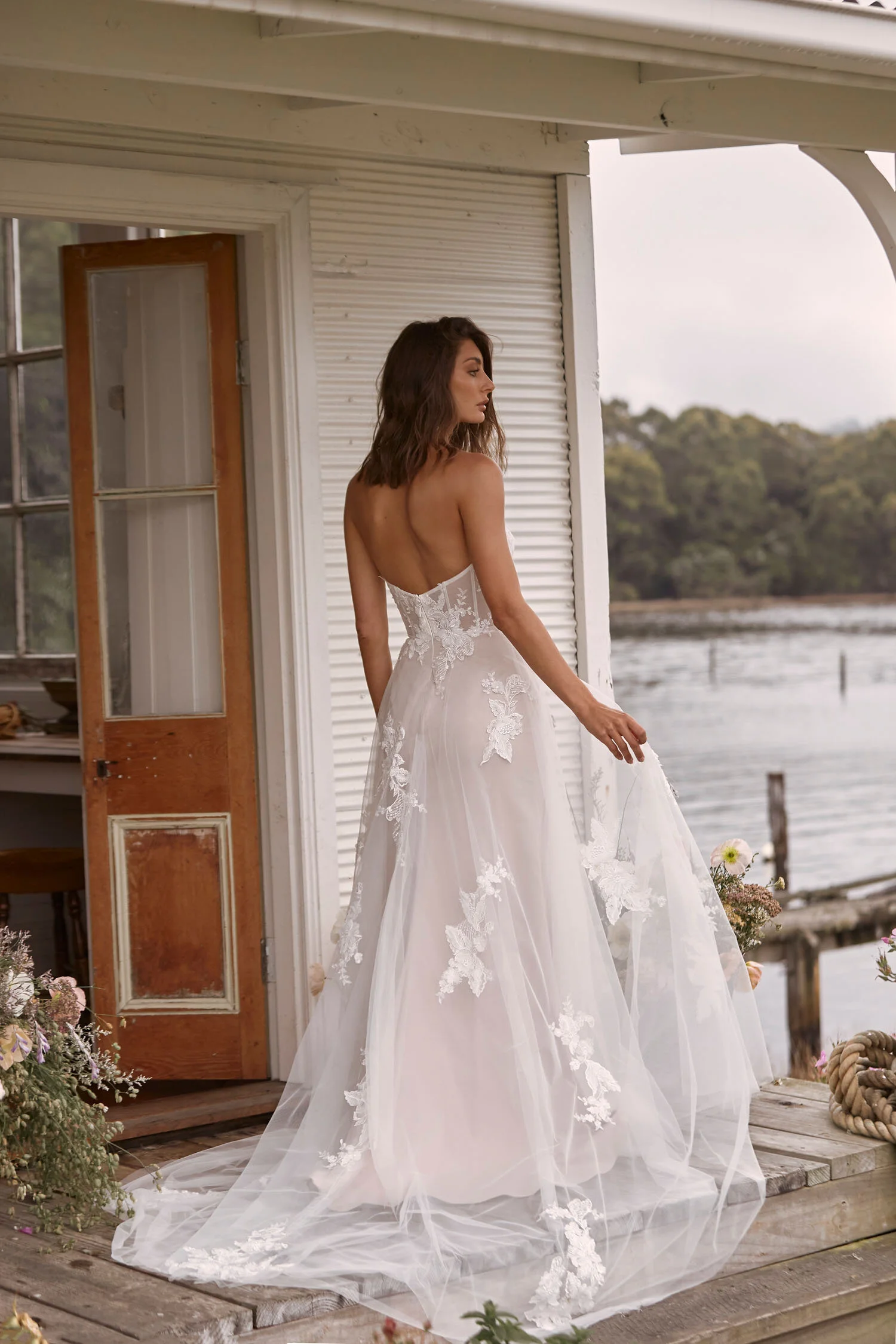 wedding gown tulle skirt