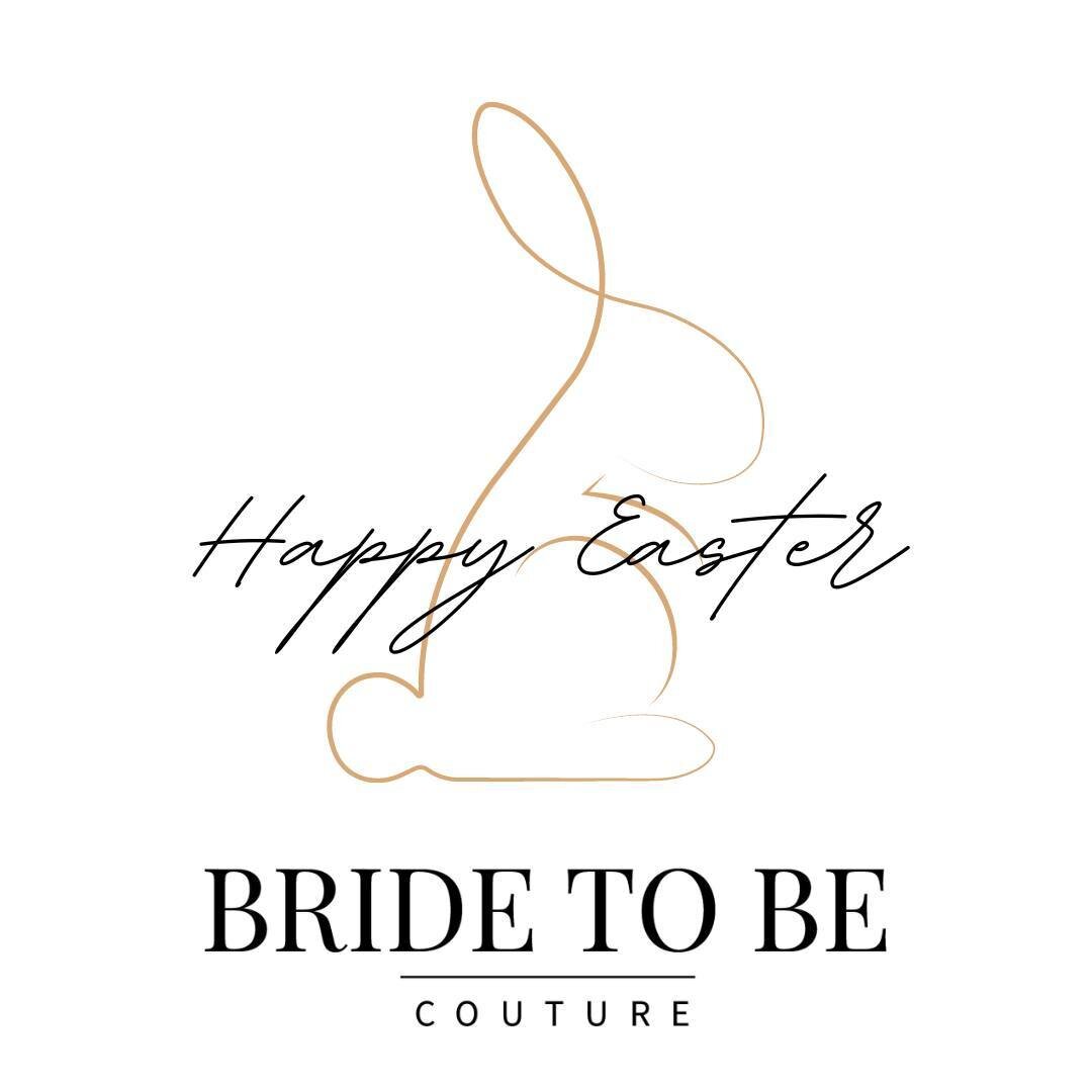 Happy Easter from Bride To Be Couture to EveryBunny! 🐰💐⁠