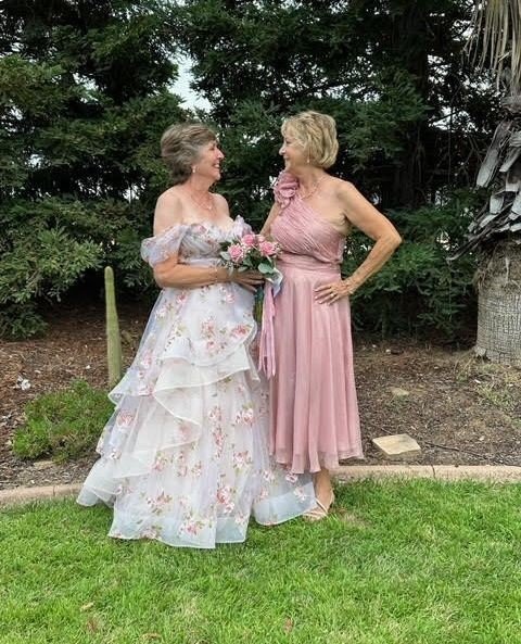 Congratulations to our #B2BCBride Debbie! We are so honored to have been able to help you find your perfect gown and be a part of your special day. 💐⁠
⁠
#realbride #sacramentowedding #luxuryweddingdress #2024Bride