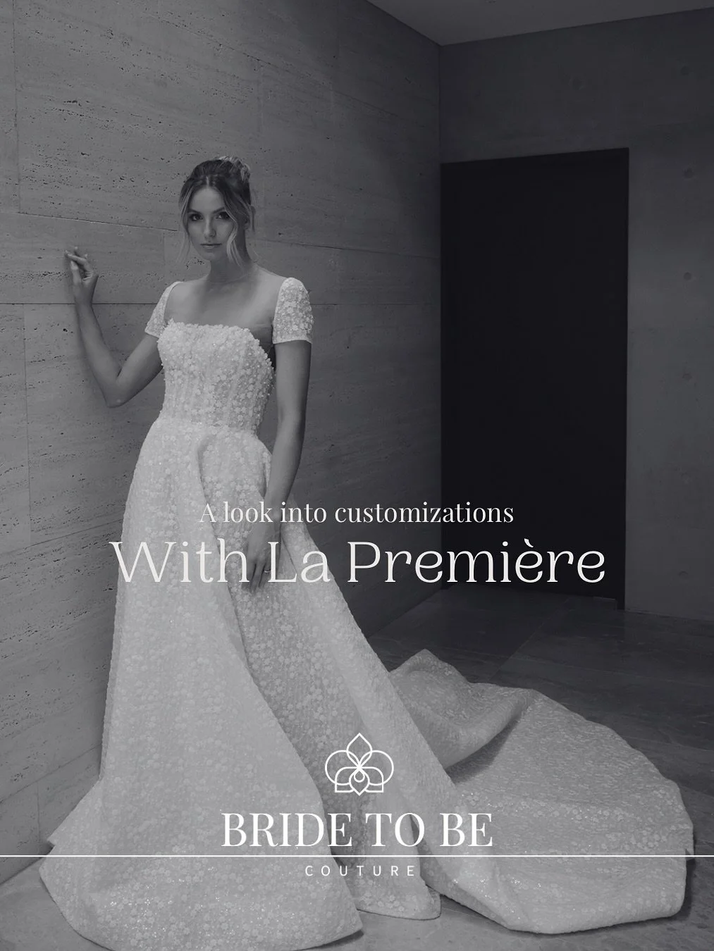 Your dress should feel made for you. With La Premi&egrave;re, you can customize every detail, detachable sleeves, defined trains, and couture finishes. Book your appointment for our @lapremierebridalofficial Trunk Show via the link in bio or by phone