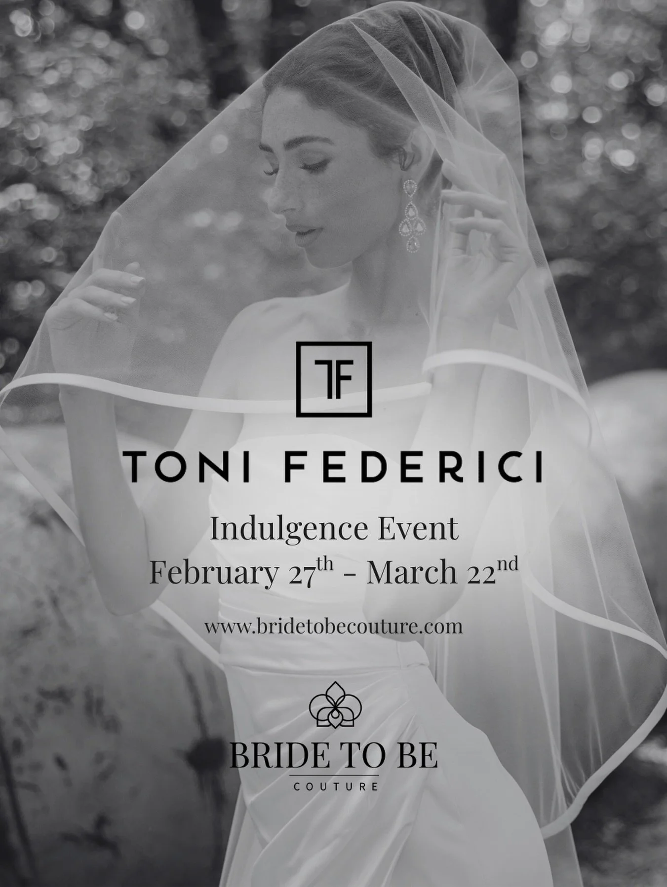 Our Toni Federici Event is on from February 27th to March 22nd 🤍 With beautiful tulles and precise detailing, these pieces are a must-see... exclusively at Bride To Be Couture in Sacramento for a limited time. ✨ Book your appointment now through the