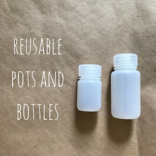 women's travel essentials reusable pots bottles