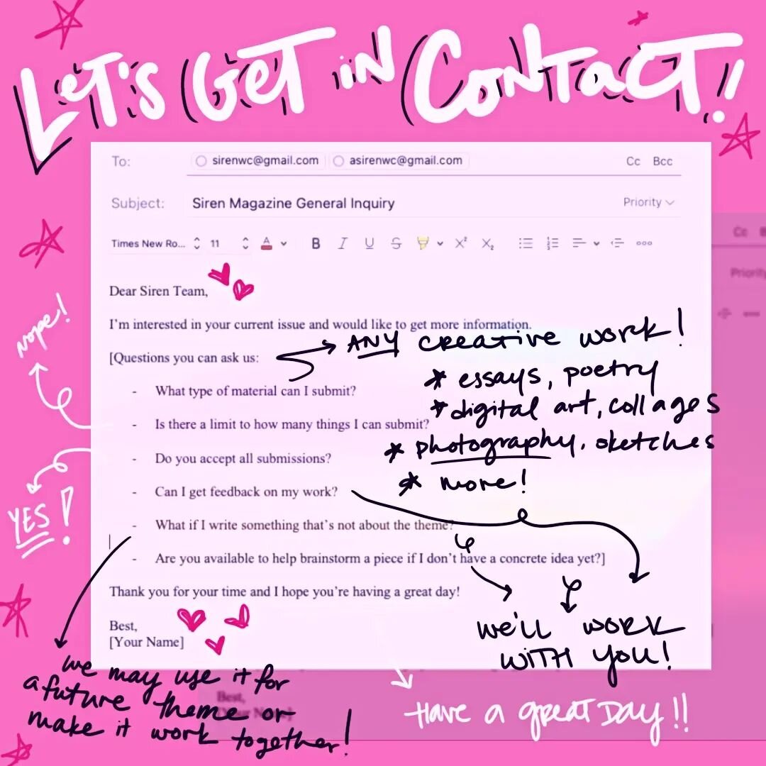 Lauryn and Juli would love to chat with you about your thoughts- come visit us at office hours (Tuesday 12-2 or Thursday 1:30-2:30) or send us an email! In case you don&rsquo;t know where to start, here are some ideas on how to strike up a conversati