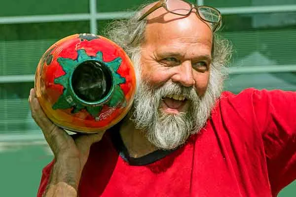 Curt Buethe Traveling Potter; by Martha Compton