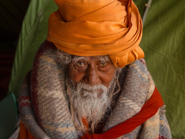 First Place; Title: Indian Man; by Laurie Bergner