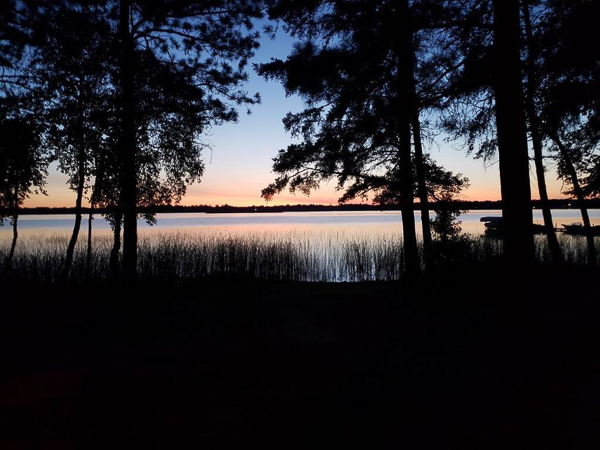 Twilight over Lake Ada