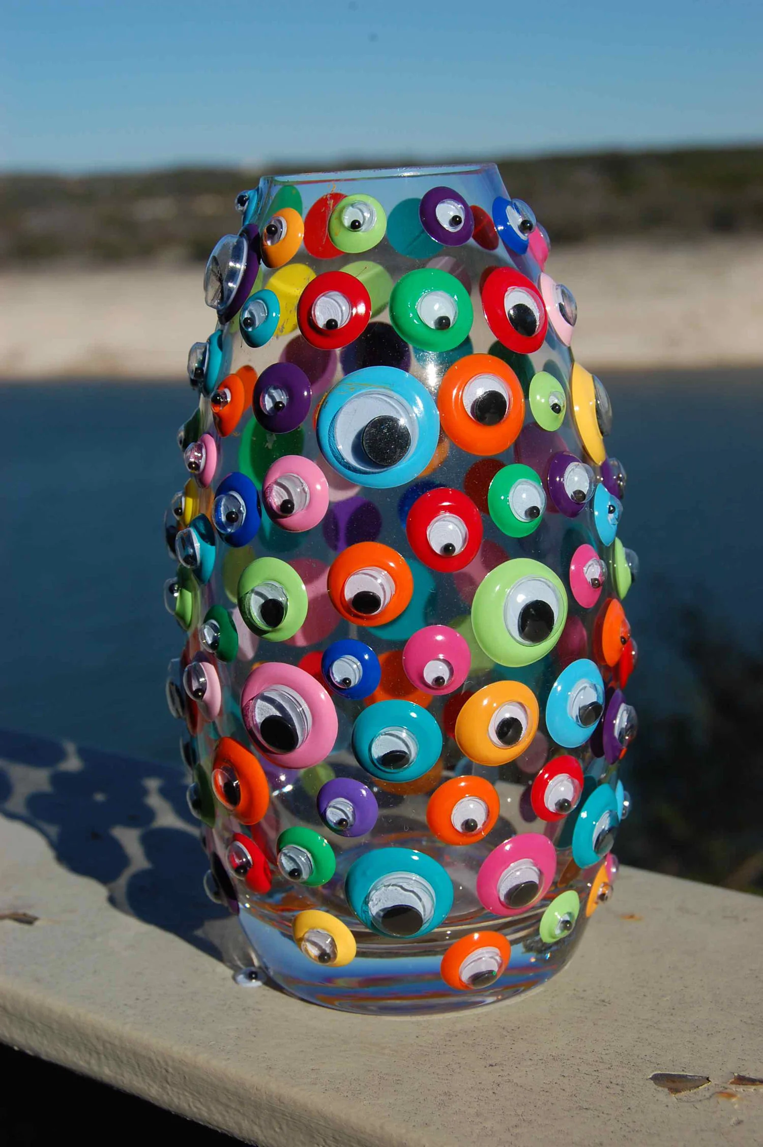 Googly Eye Bud Vase