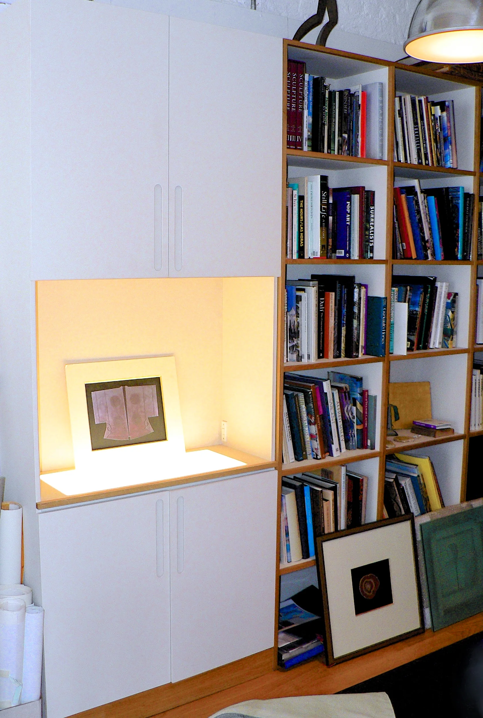 Cabinet, Library and Desk for corporate client