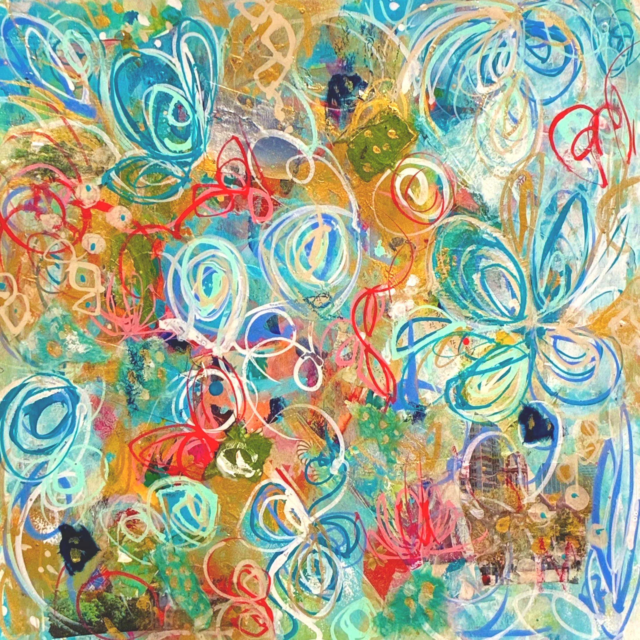 Blissful Space Series "BLUE FEELING" ART PRINT