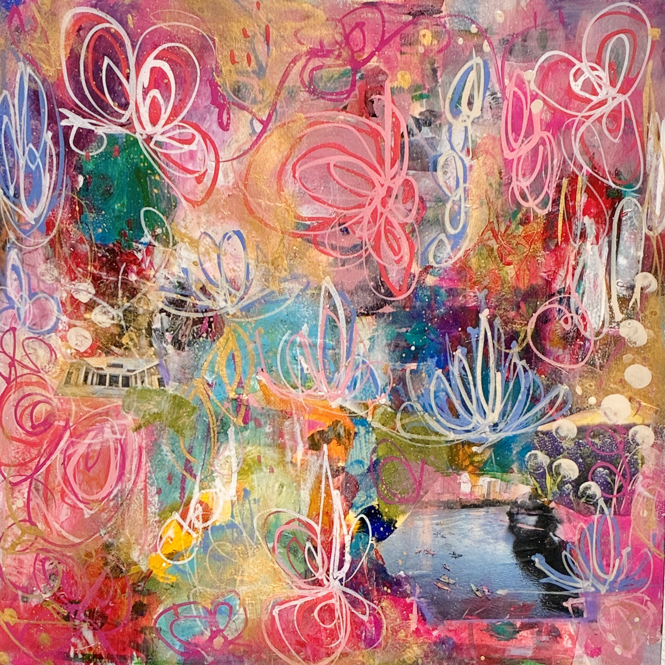 Blissful Space Series "Love"  ART PRINT