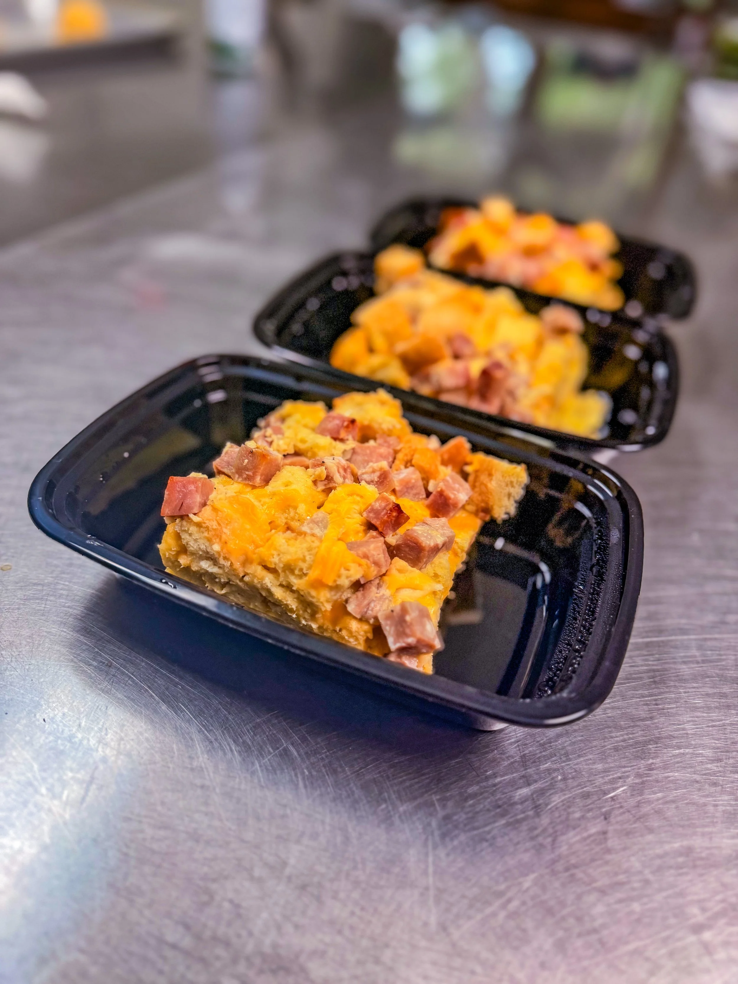 Ham Egg & Cheese Sourdough Bake