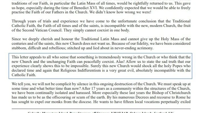 &quot;And I said: Ah, ah, ah, Lord God: behold, I cannot speak, for I am a child.&quot; ~Jer. i: 6

At what point is one's silence complicity? Thank you Reverend Fathers; let us speak the truth. 

&quot;But though we, or an angel from heaven, preach 