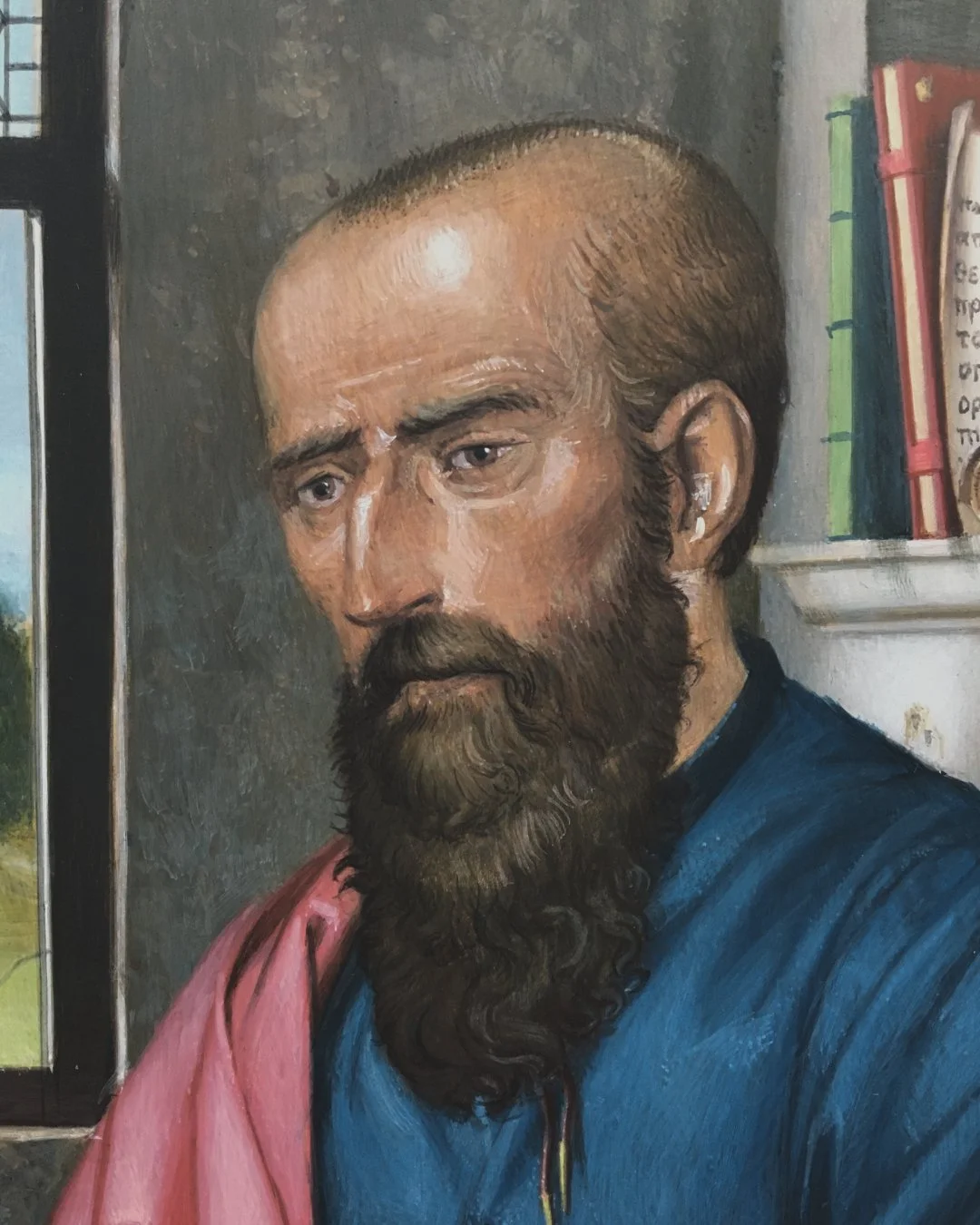 "... the circumcision is that of the heart, in the spirit, not in the letter; whose praise is not of men, but of God."
~ St Paul, wip

pax +
&mdash;&mdash;&mdash;&mdash;&mdash;&mdash;&mdash;&mdash;&mdash;&mdash;
original art and prints avai