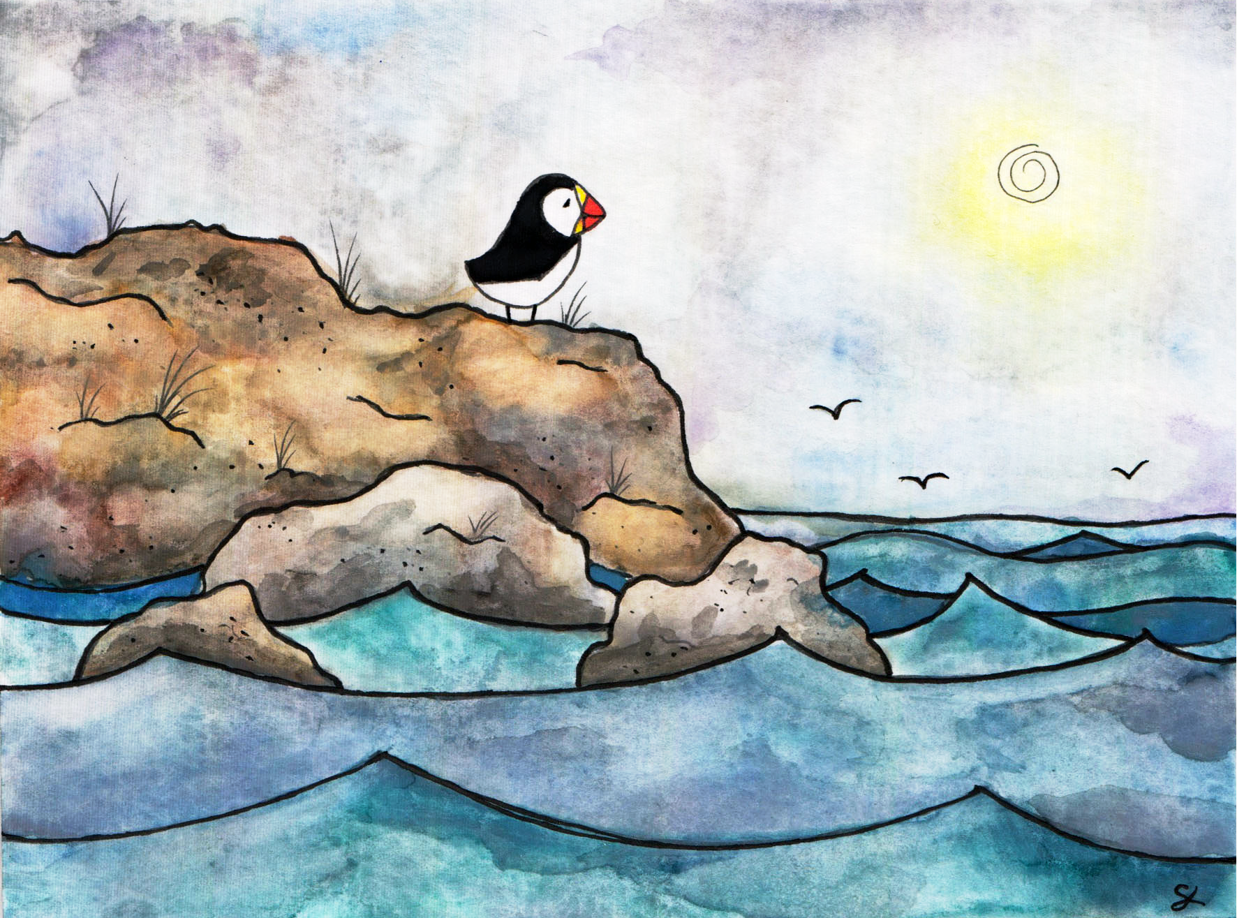 Dreaming Puffin