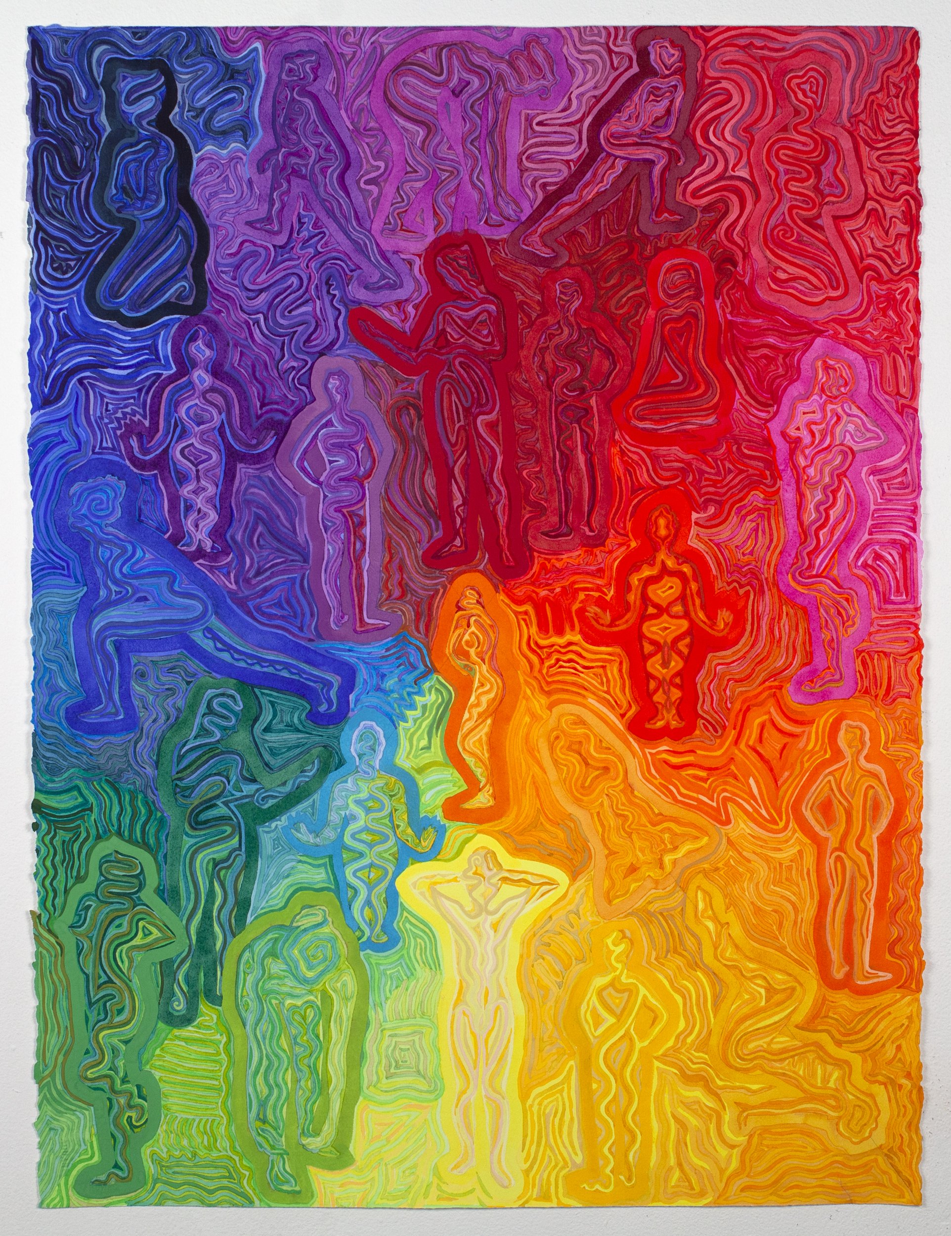 Rainbow of emotions / positions