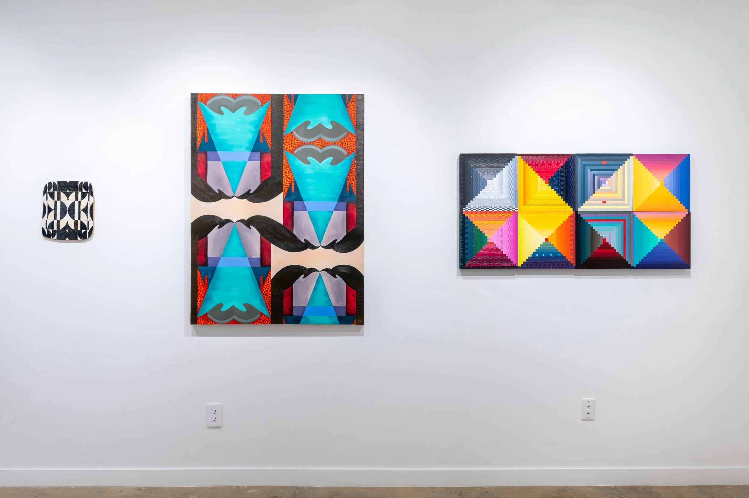 Installation view from "Mindscape is a Pattern"