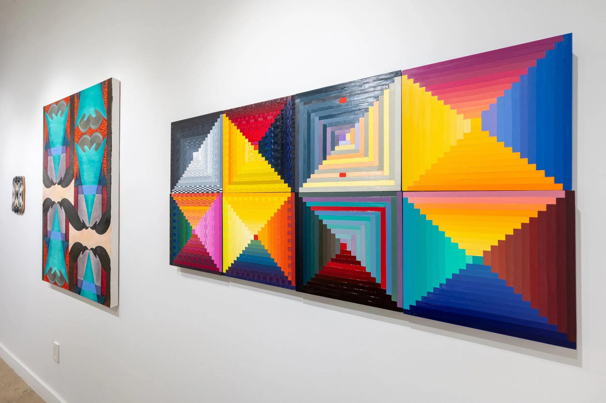 Perspective installation view from "Mindscape is a Pattern"