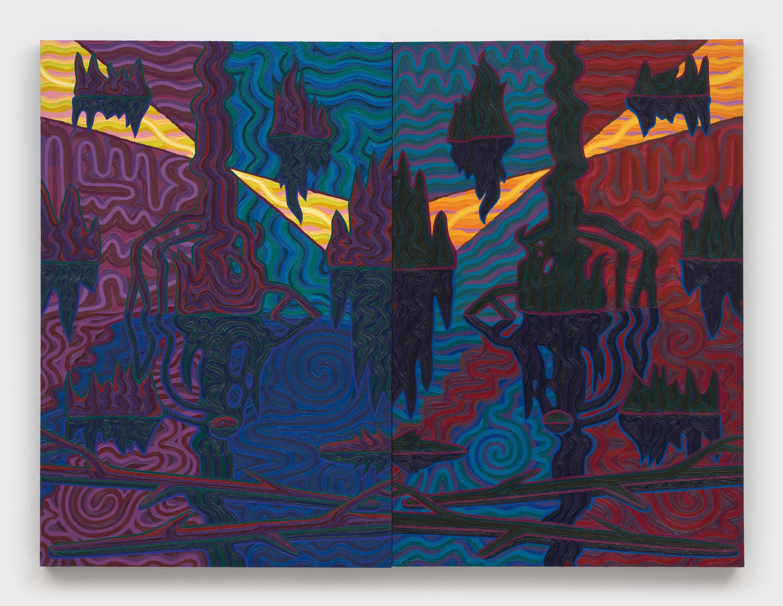 Rays of Daybreak in the Swamp