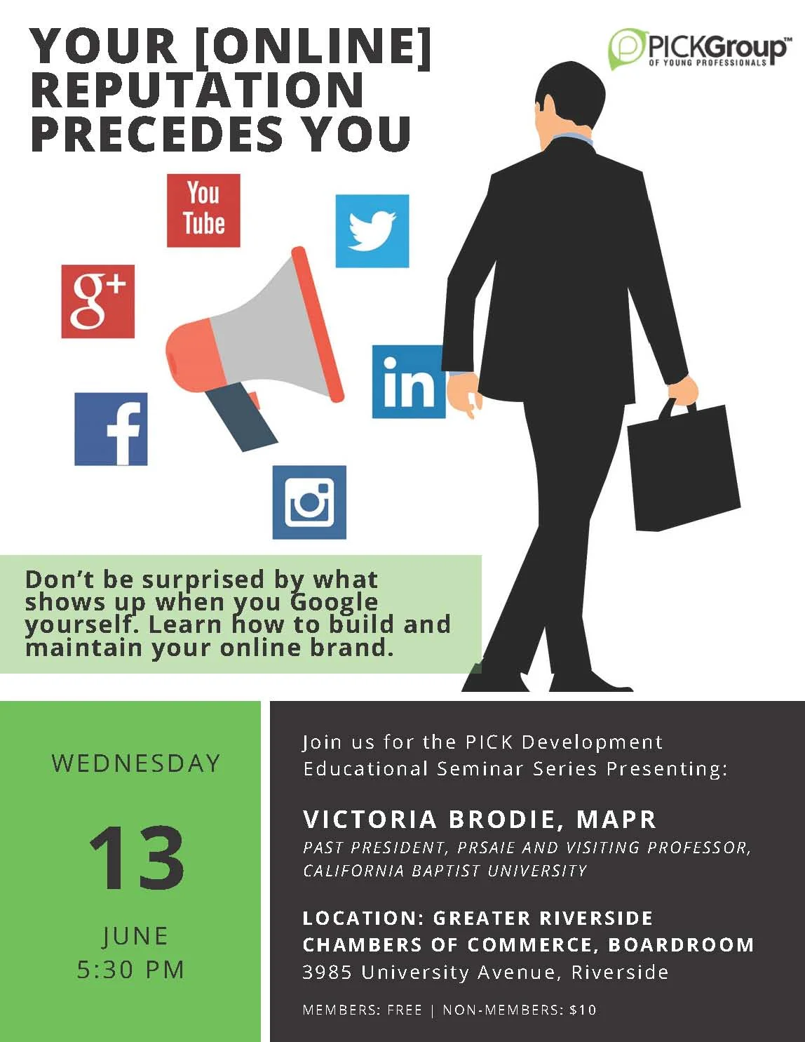 Your [Online] Reputation Precedes You Seminar