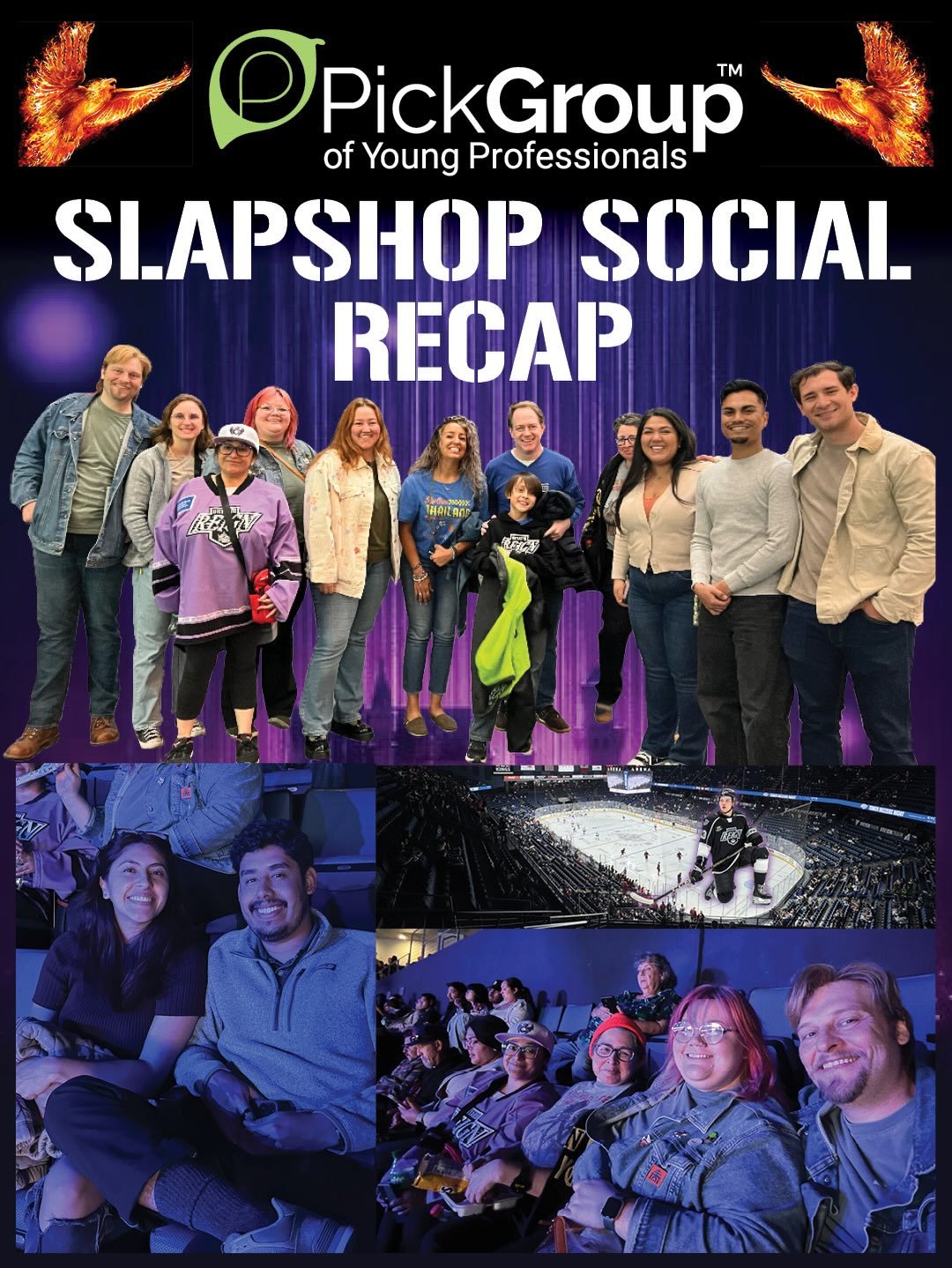 🎇🌧️🌭🍺 **tag a friend** We had an absolute blast hosting our Slapshot Social with the Ontario Reign, and it&rsquo;s safe to say the energy was electric both on and off the ice.
Huge thanks to our sponsor, UCR, for making this evening possible. It 