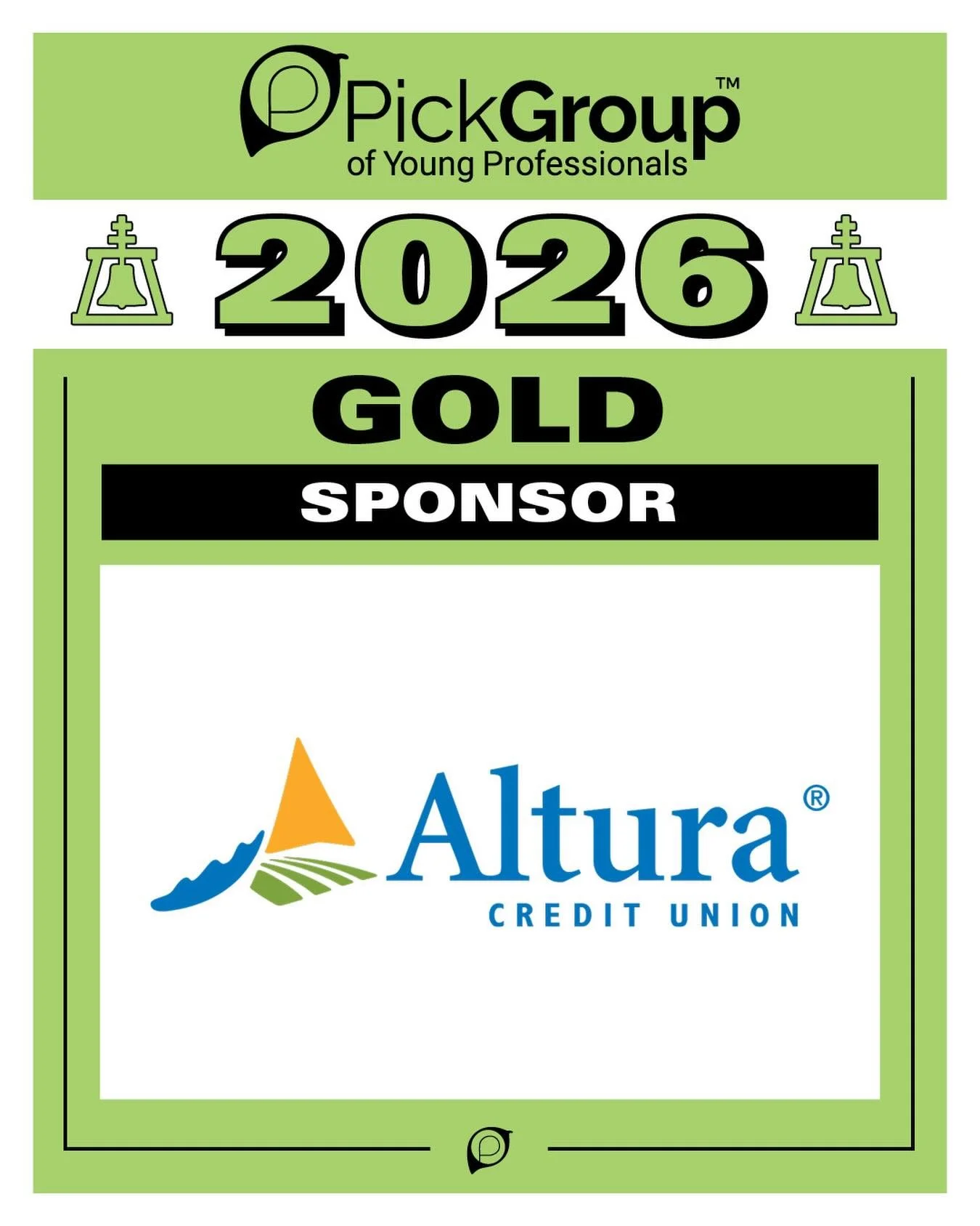 We are thrilled to announce that @alturacu is returning as a Gold Sponsor for Pick Group! 

Partnerships like this allow us to continue creating opportunities for young professionals in Greater Riverside to connect, develop, and lead. Thank you, Altu
