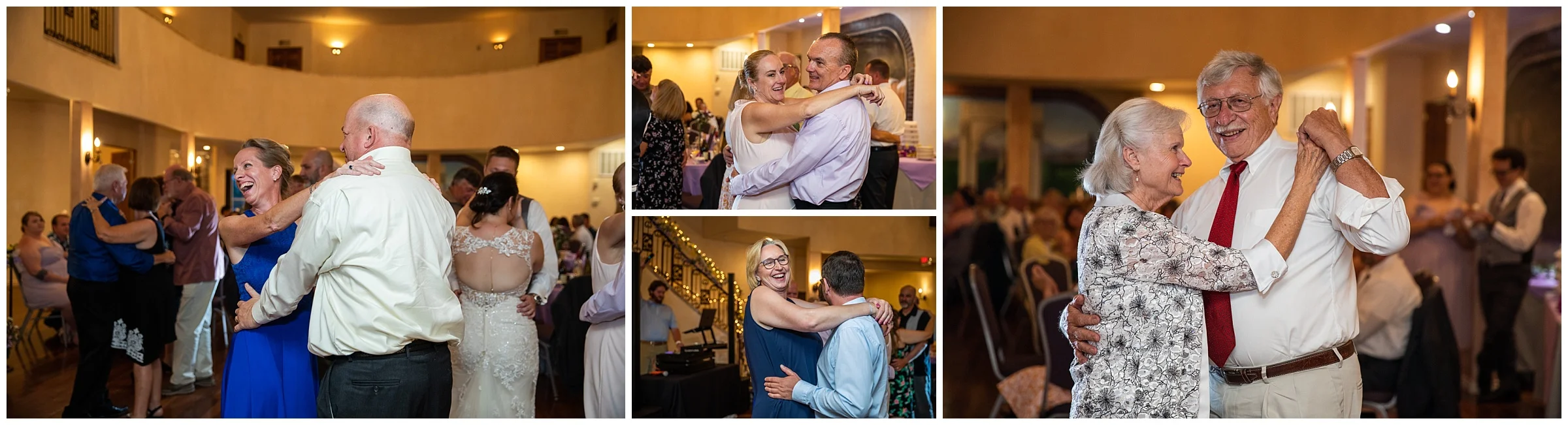 I am a sucker for the anniversary dance! I love this - it gets all the married couples on the floor, if for only a bit. Little by little, couples leave the dance floor according to how long they’ve been married. This dance was one for the books! There were still 4 couples remaining when they got to 50 years… wow! The longest married couple was the groom’s grandparents, having been married 61 years! They gave the new couple a little advice…