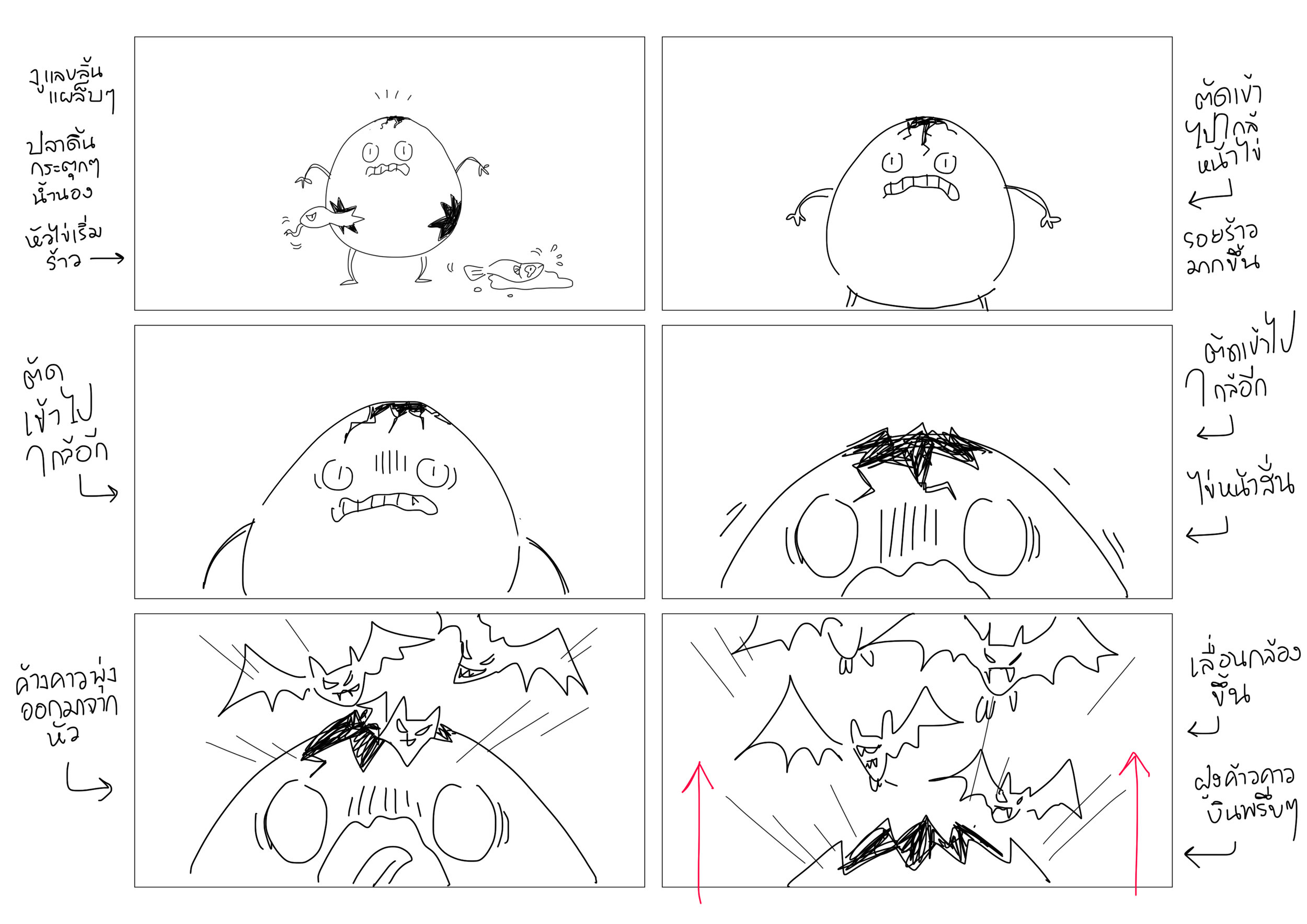 Storyboard for animation