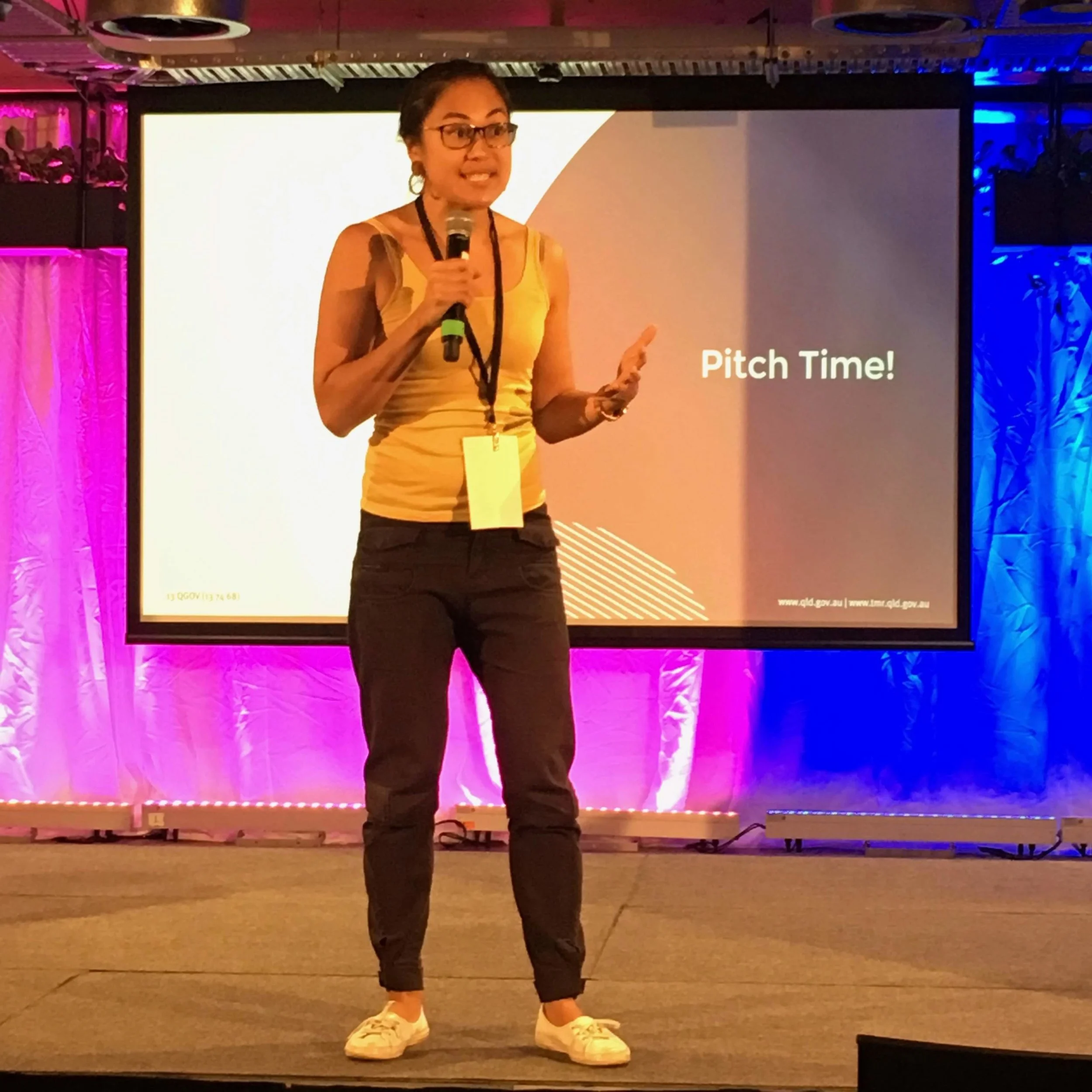 Friday night pitches. (Photo credit: Nina Ginsberg)
