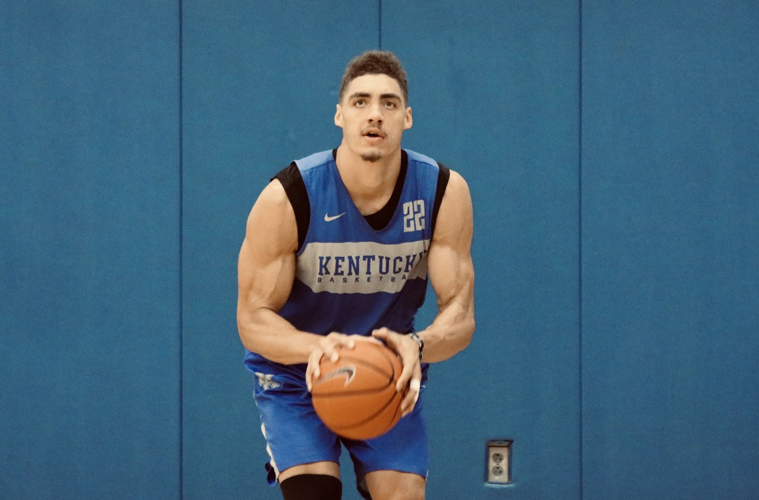  UK Men’s Basketball practice 