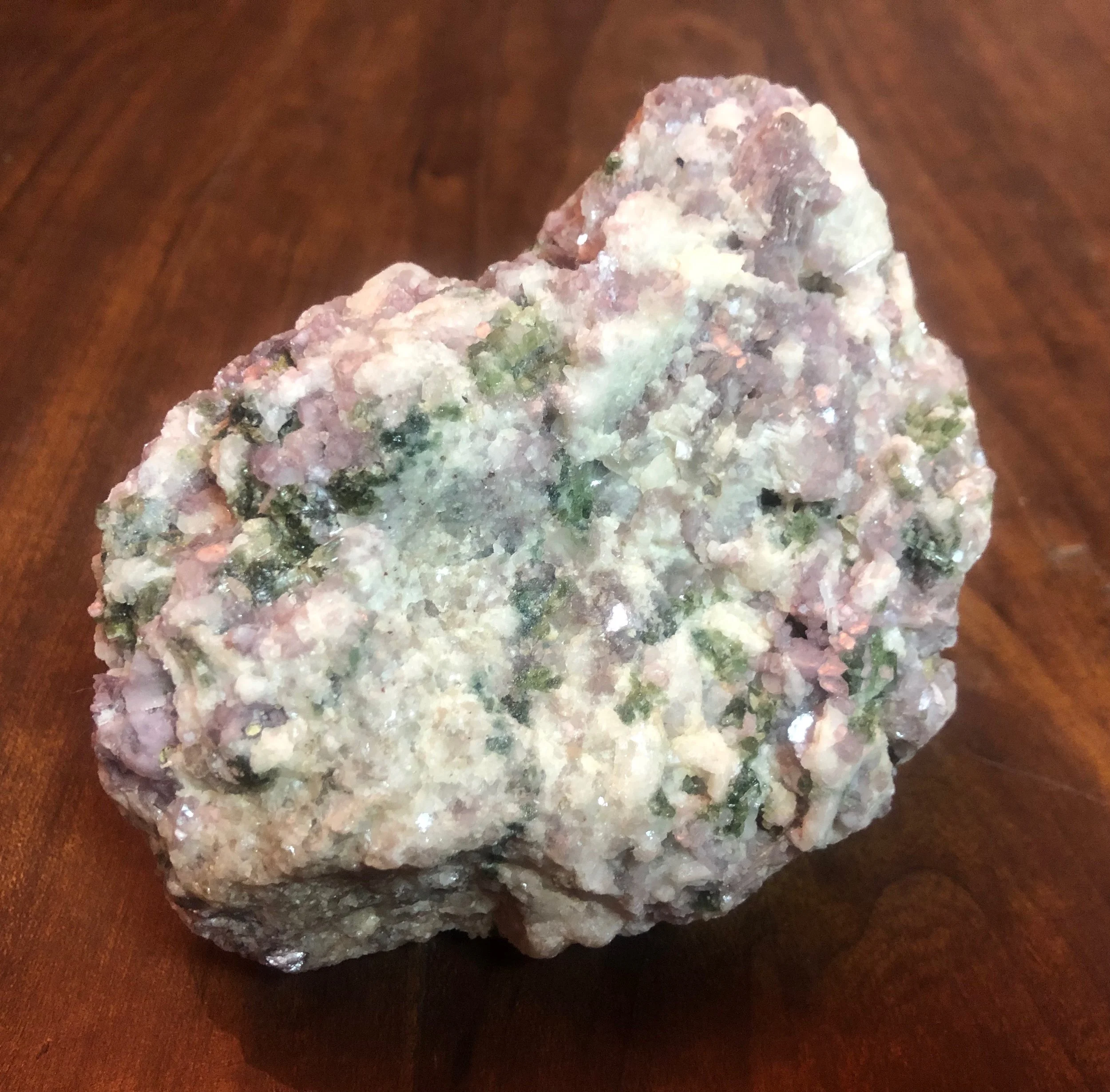BIG Albite, Tourmaline, and Lepidolite Crystal!