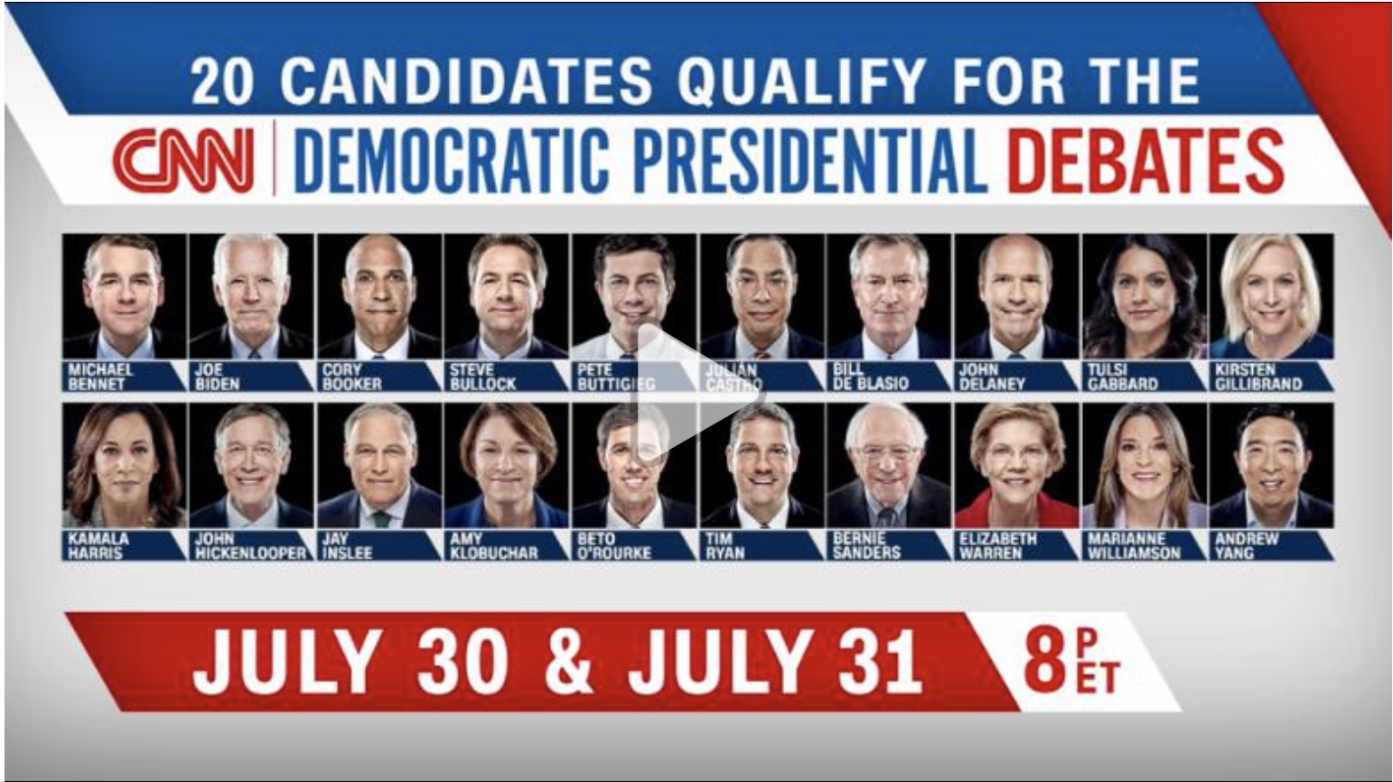 An empty stage is shown before a January 2016 Democratic presidential primary debate in South Carolina. That night there was plenty of room on the stage for the major candidates, but what will it look like in 2020? Andrew Burton/Getty Images