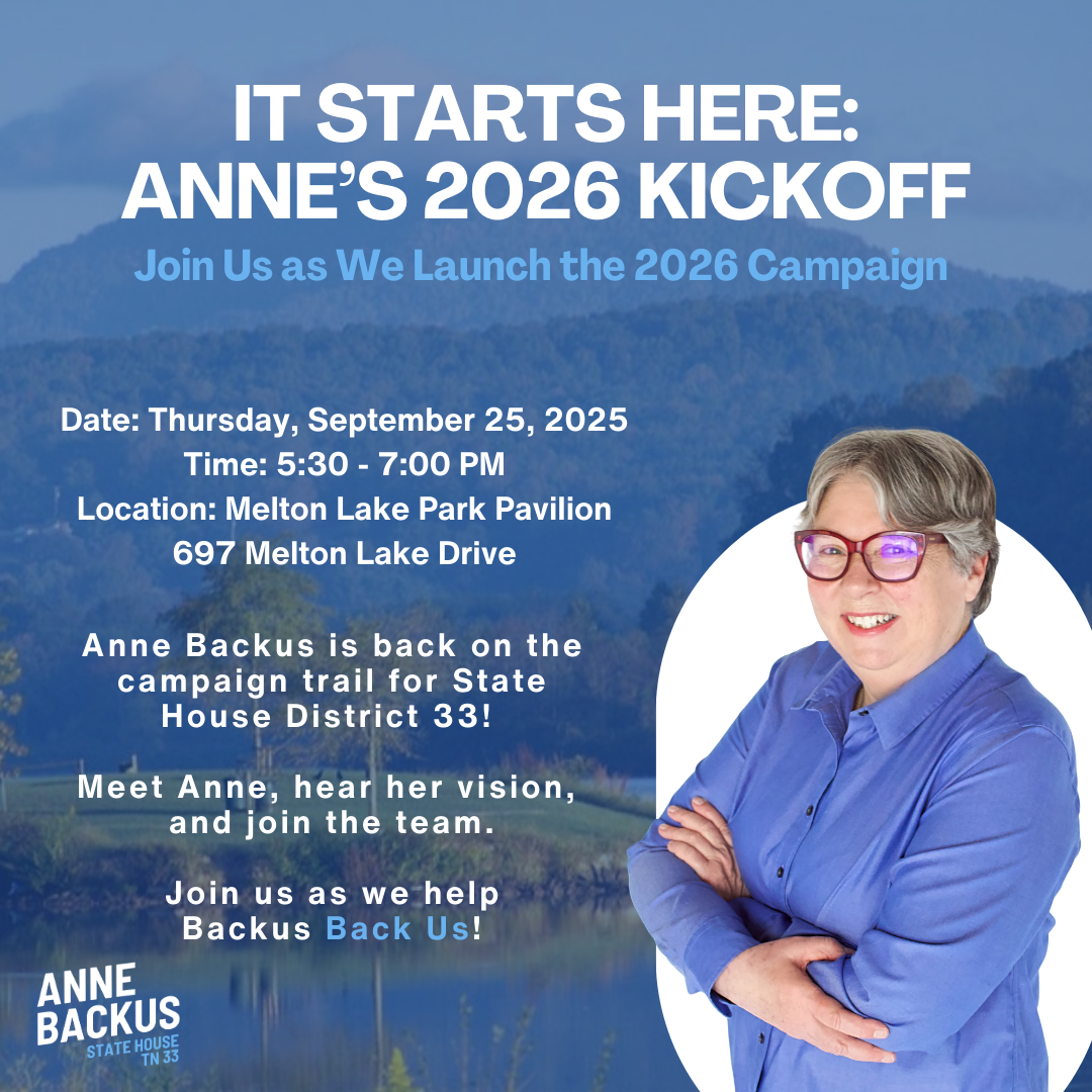 Anne Backus 2026 Campaign Kickoff