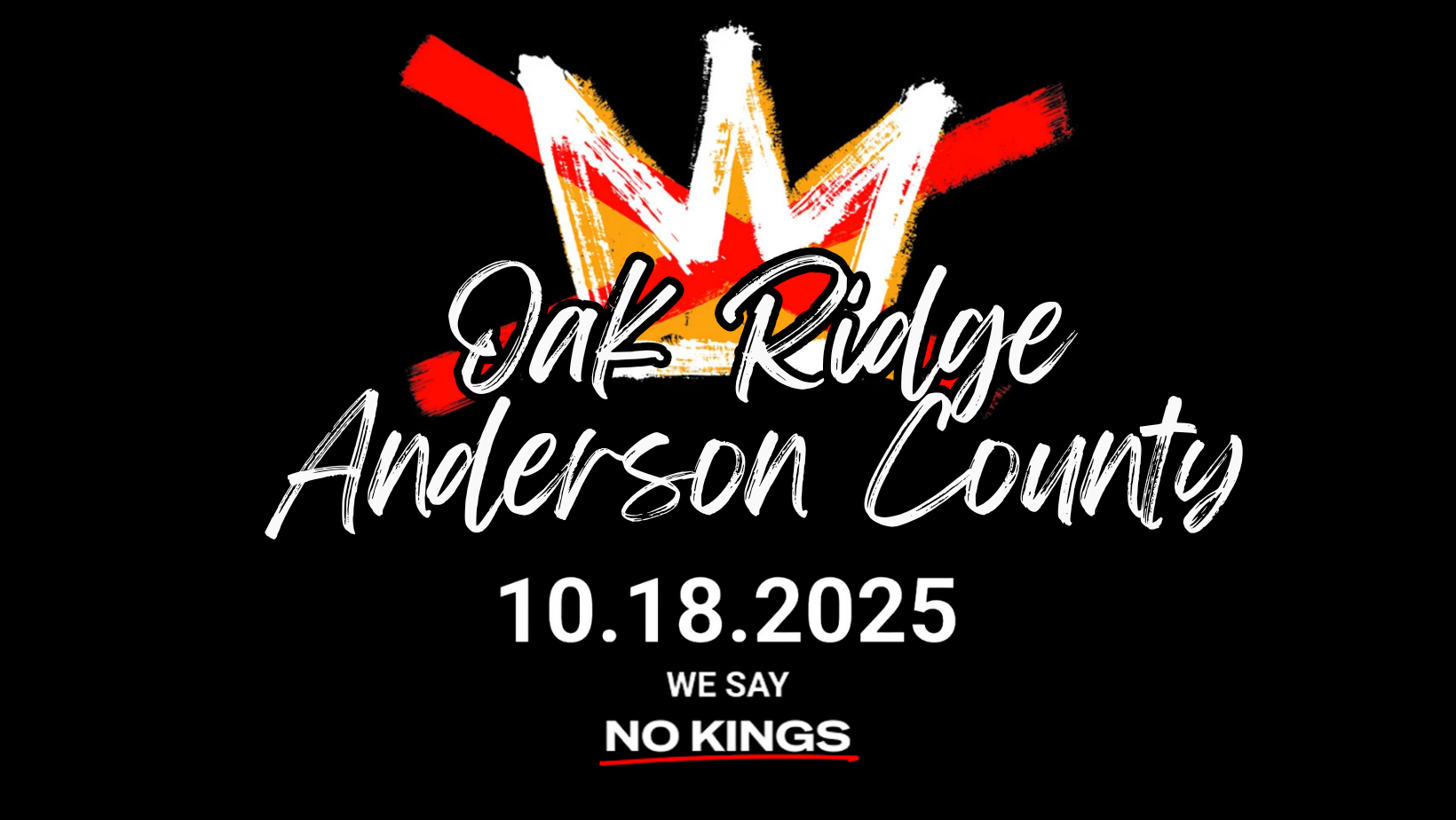 Oak Ridge / Anderson County No Kings Day