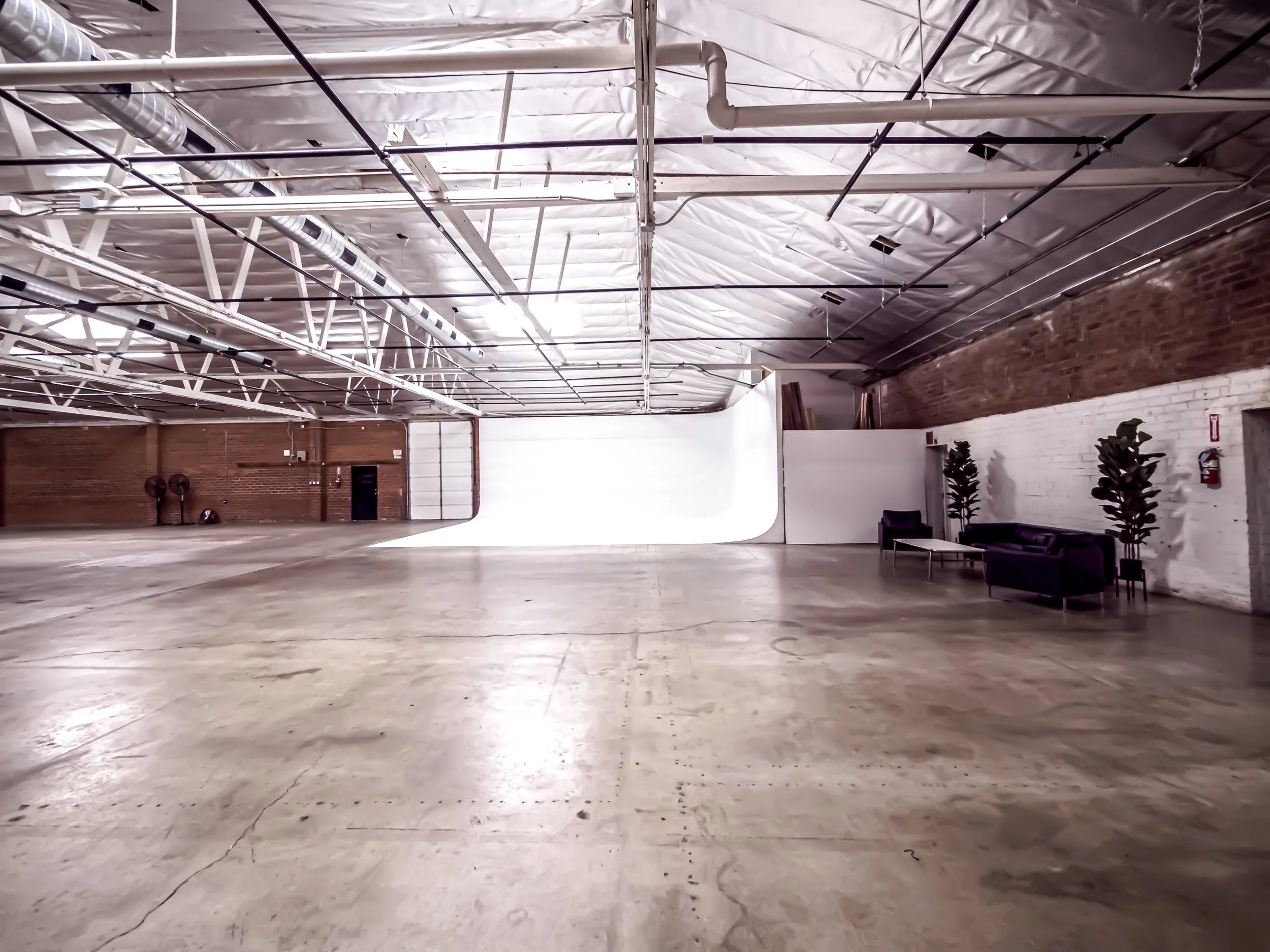 Brick House Studios LA- Warehouse Space with Cyclorama Wall