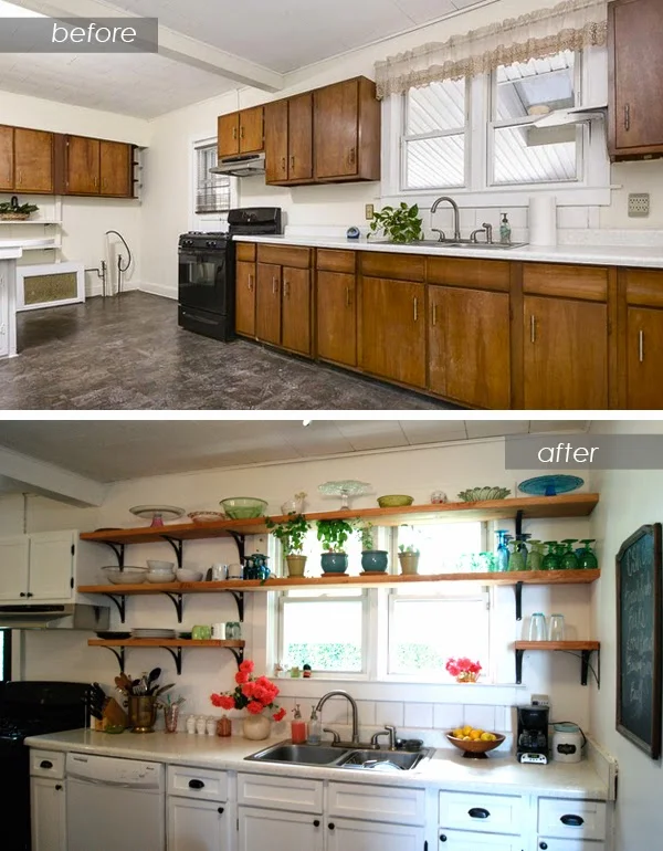 Budget Kitchen Makeover Reveal