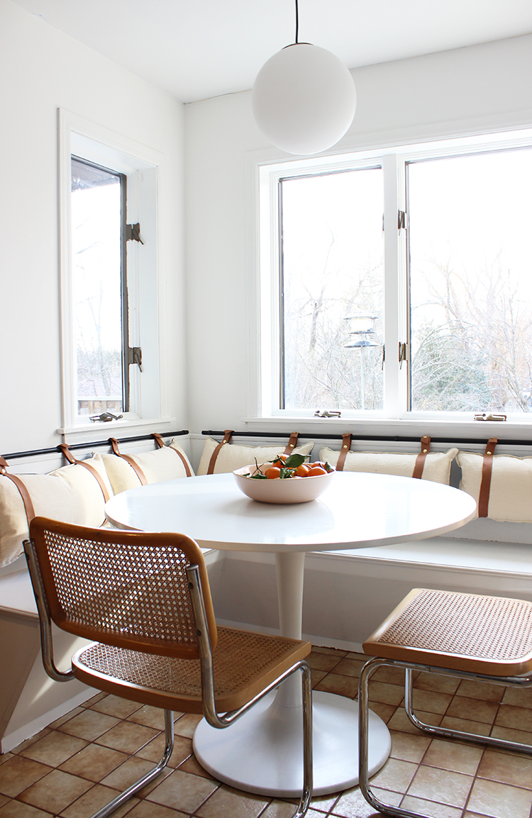 DIY Reversible Banquette Cushions — Lauren Koster Creative