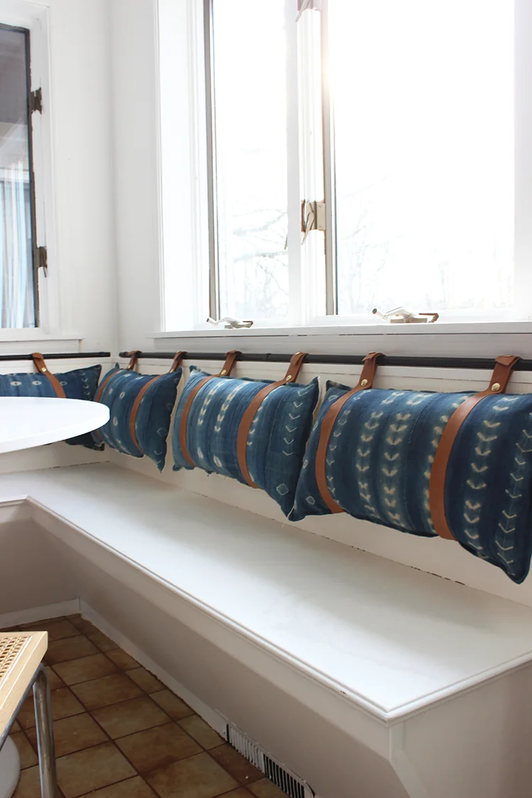 Diy Reversible Banquette Cushions Lauren Koster Creative
