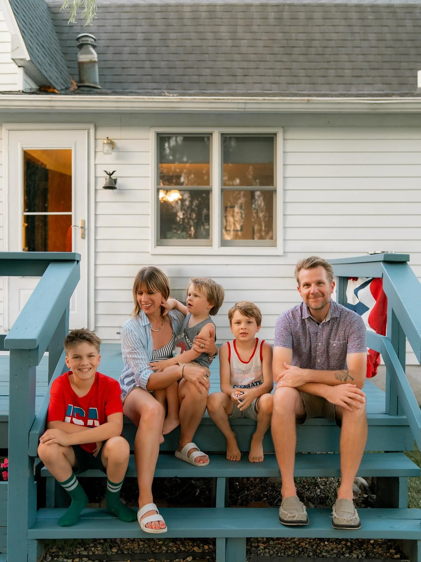 The stars aligned and @kerbyhickman was able to capture our extended family in our favorite place on our favorite day. This house holds so many of my childhood memories and I feel so lucky that I get to share it with my kids, and that it will be tied
