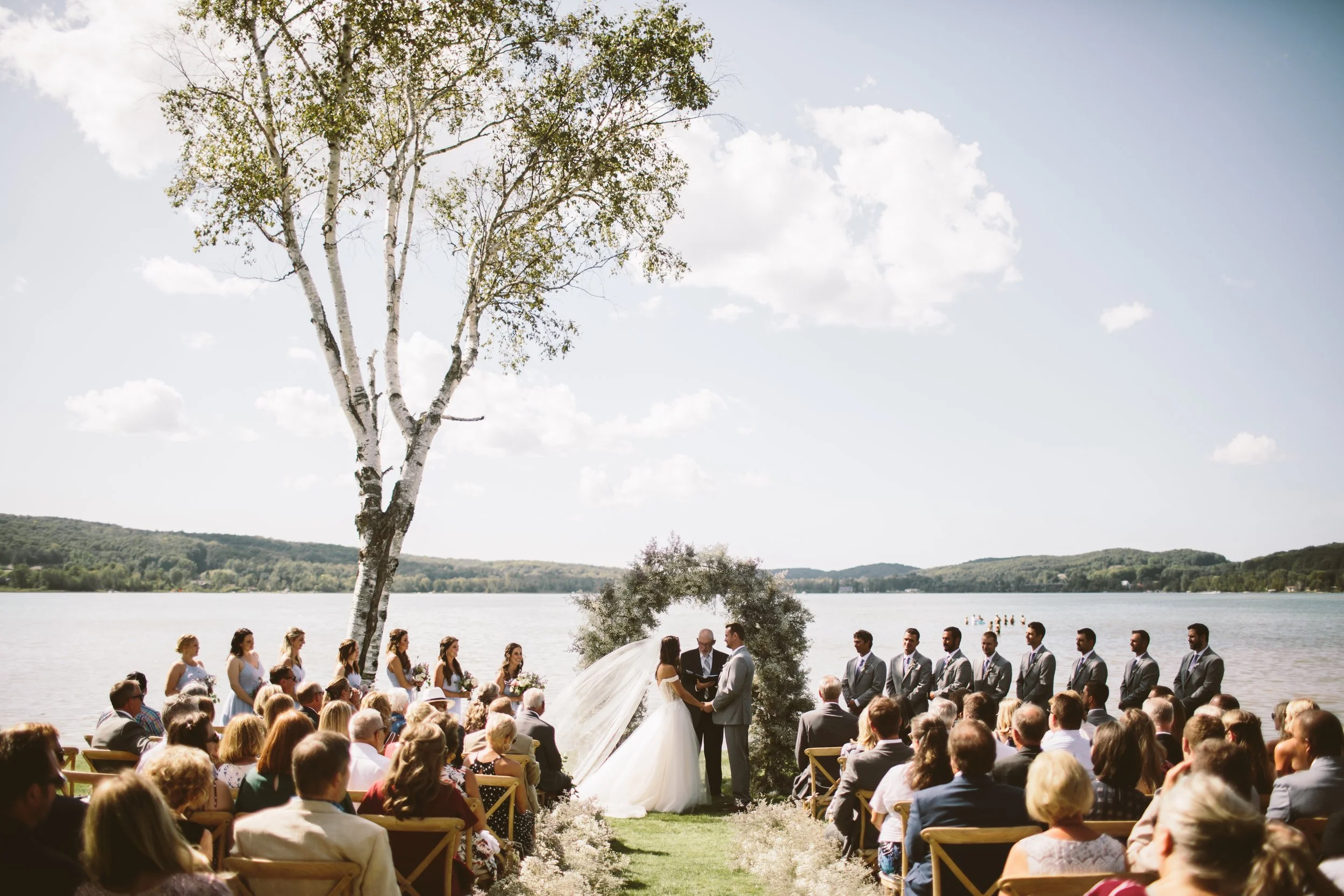Summer Boyne Michigan Wedding
