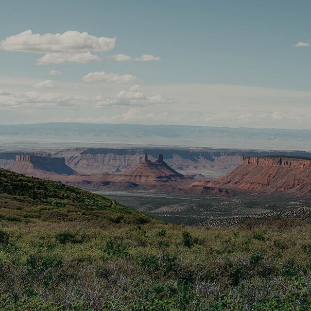 a shot of the desert, framed by the mountains.