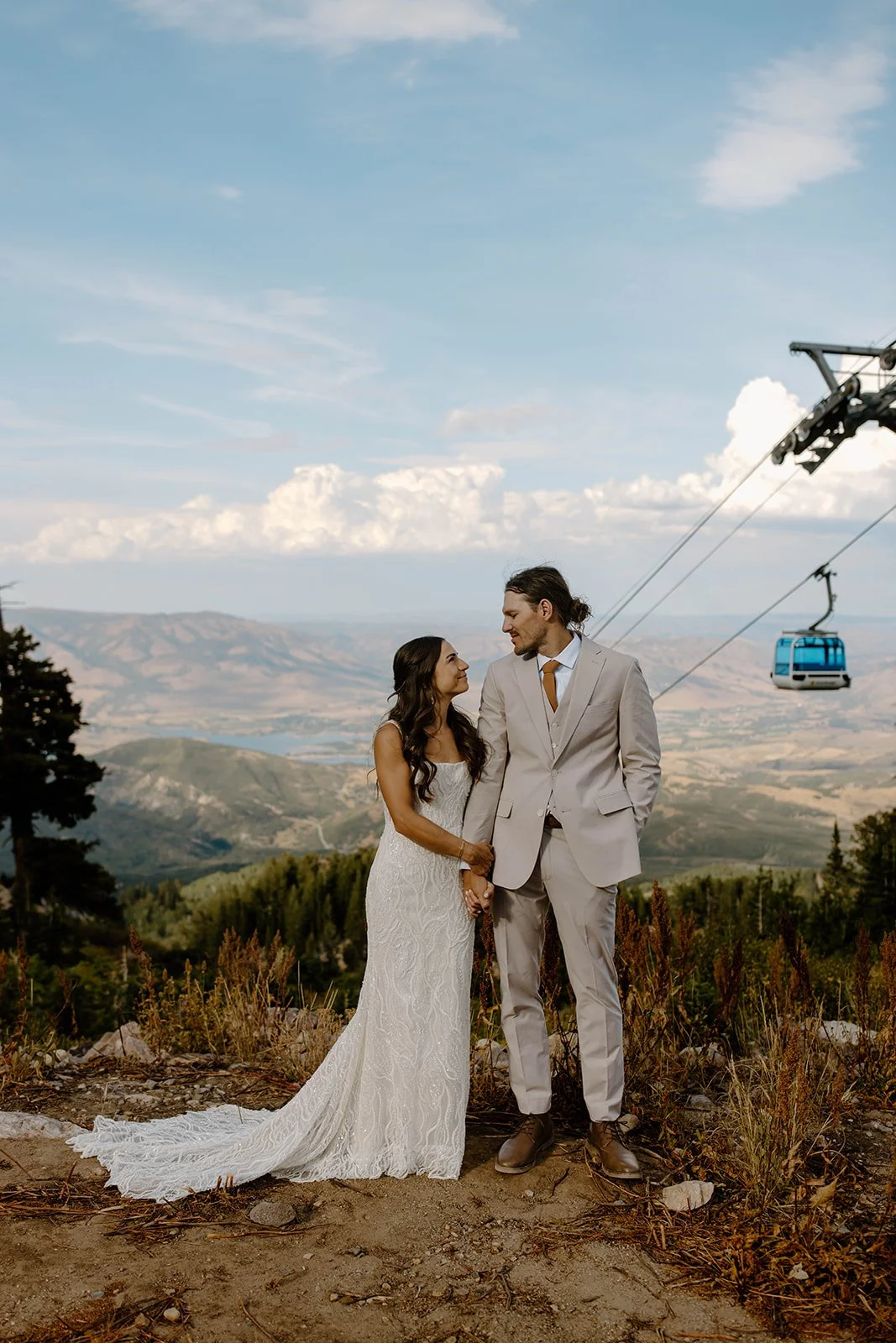 Claire &amp; Brett Get Hitched at Snowbasin Resort