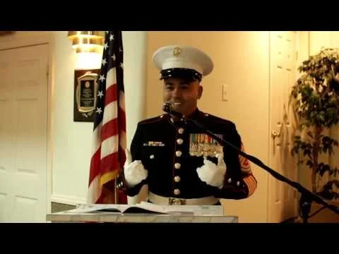 Motivational Speaker MSgt Montes 237th Marine Corps Ball Part 1