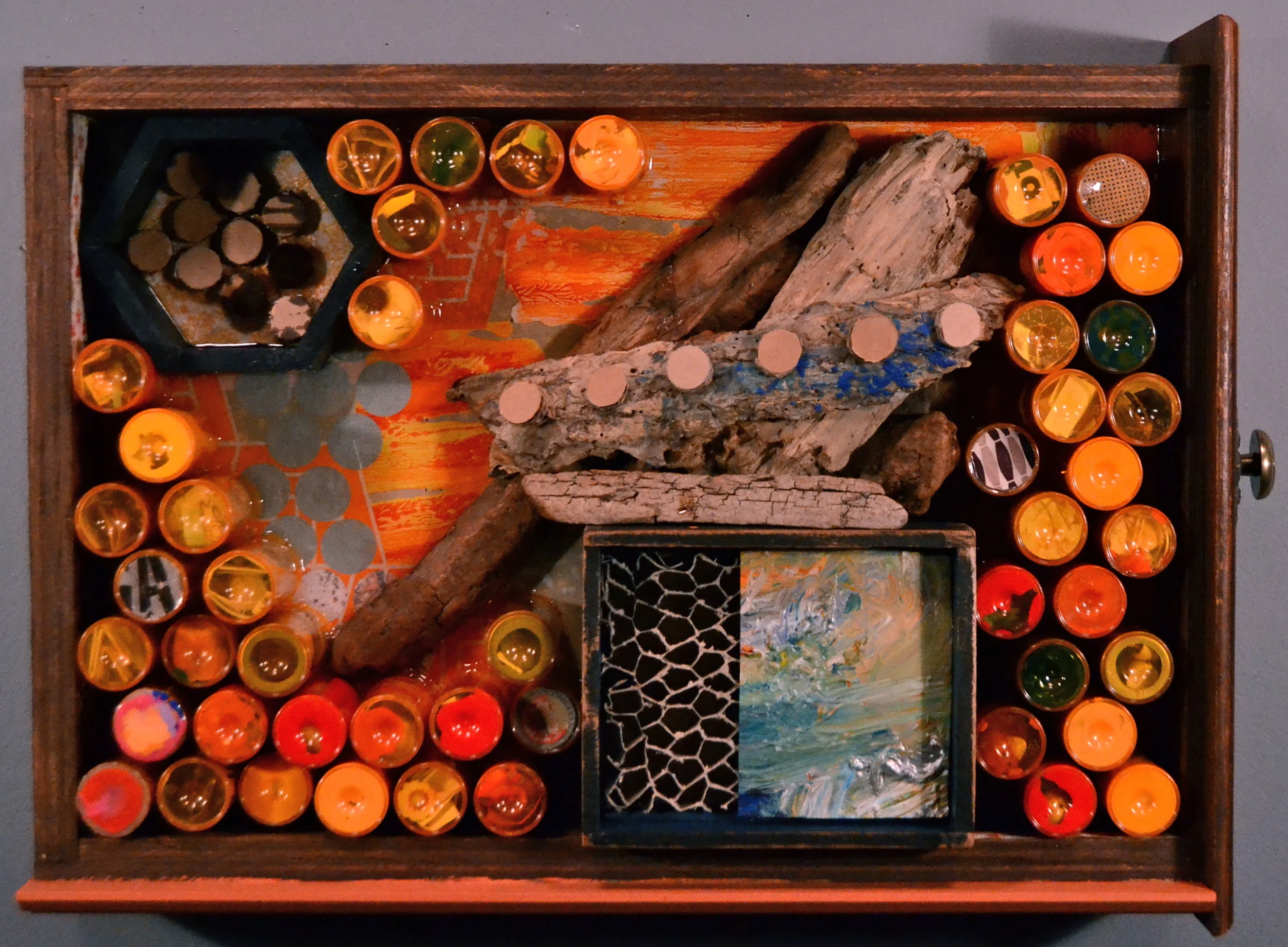 Gratitude in Blue and Orange