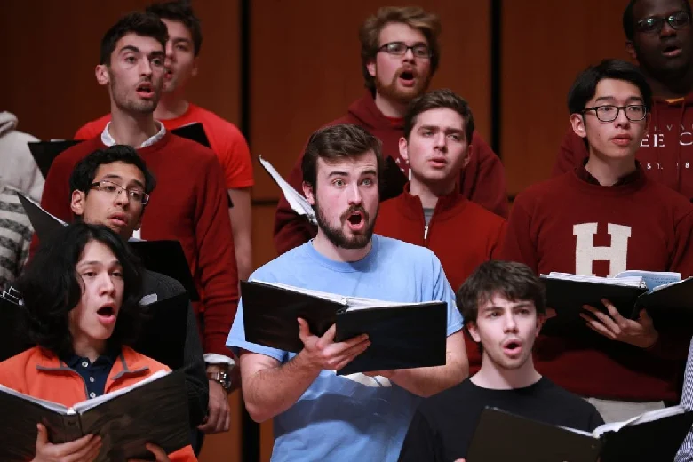 We rehearse our repertoire for the concert
