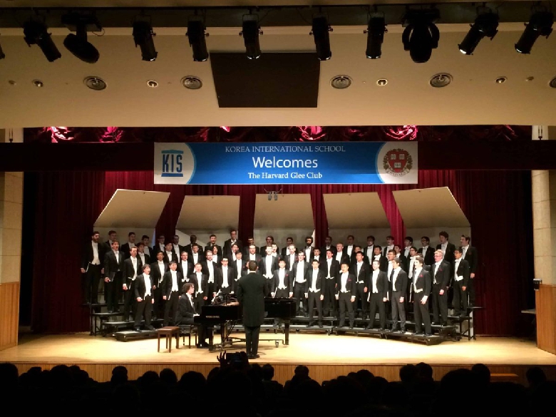 The Glee Club performing their recital