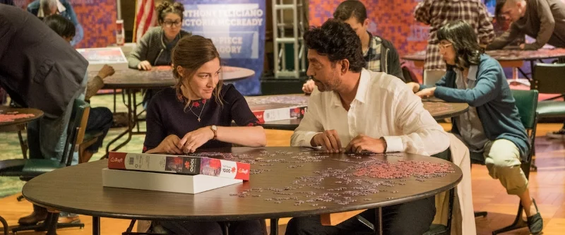 Kelley Macdonald and Irrfan Khan pretend to think outside the box even though they don't really.