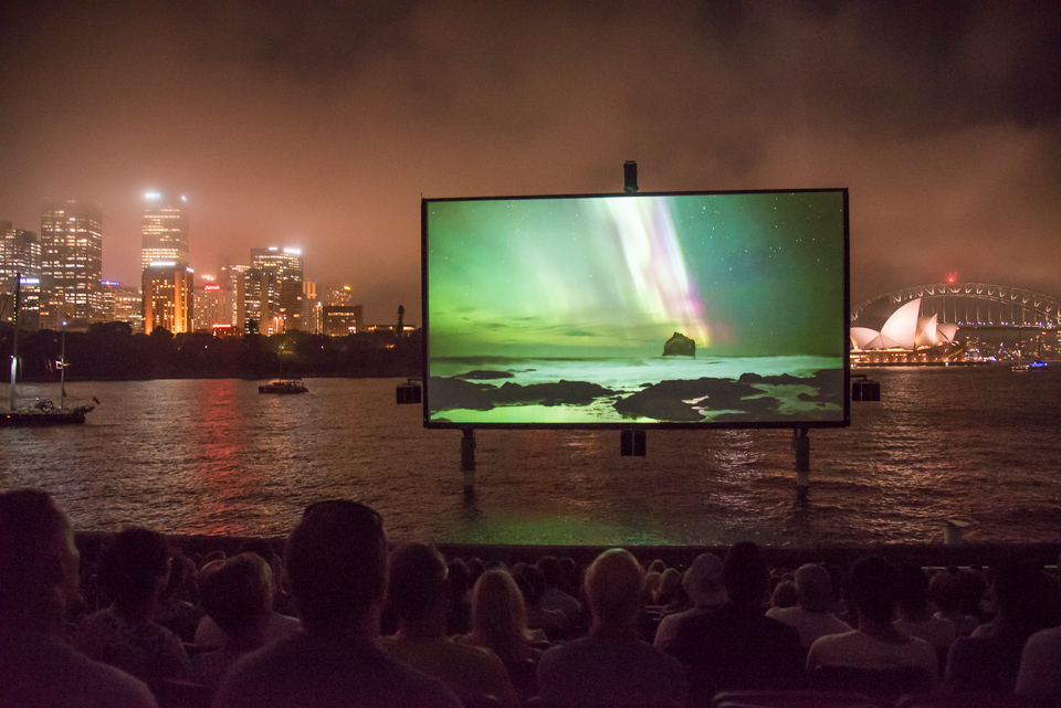 Image from Mountainfilm on Tour screening at St.George OpenAir Cinema © Simon Carter's Onsight Photography .