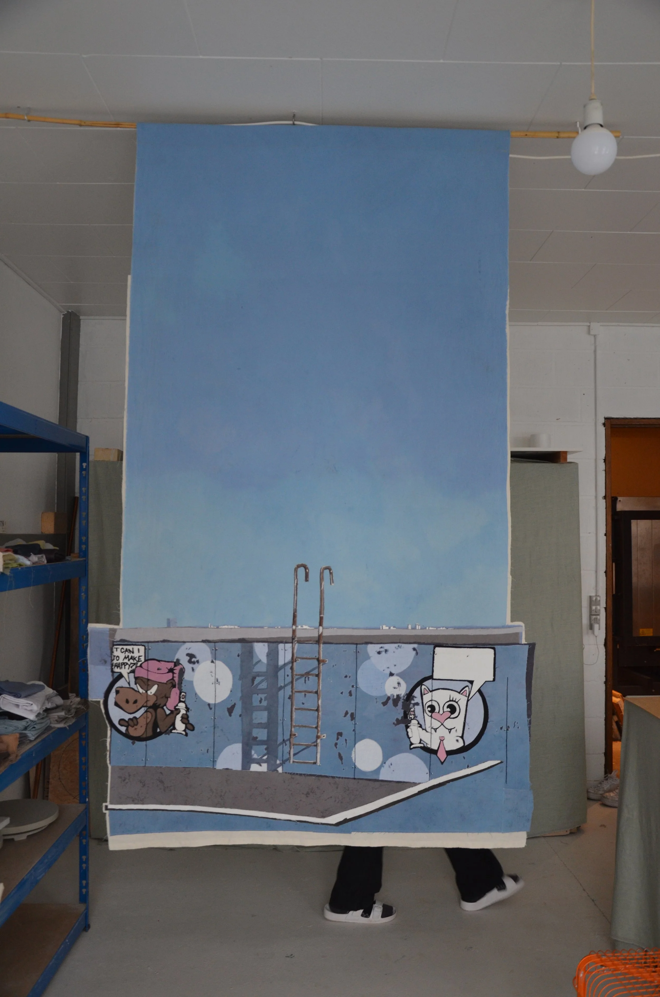  In process image, shown for scale  Photo by Beatrice Magalotti 