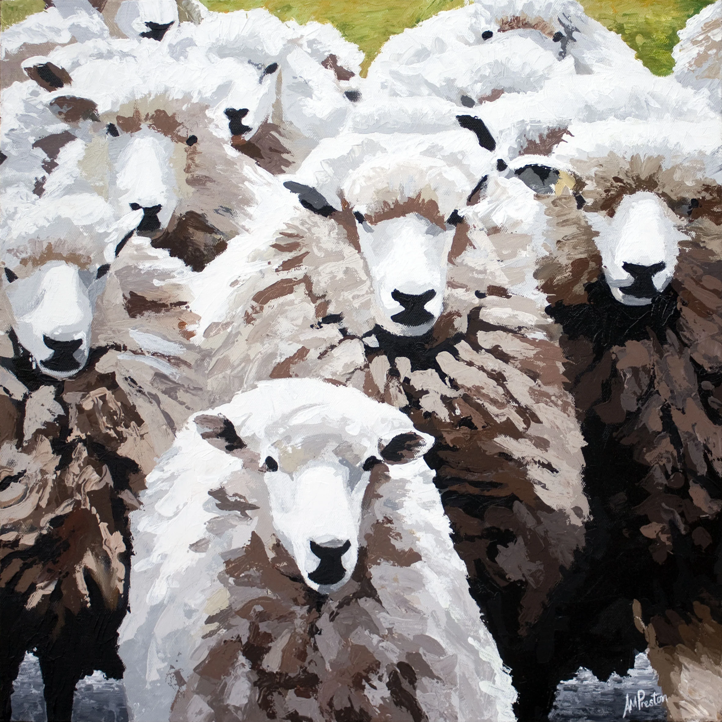HOME FOR SHEARING | acrylic