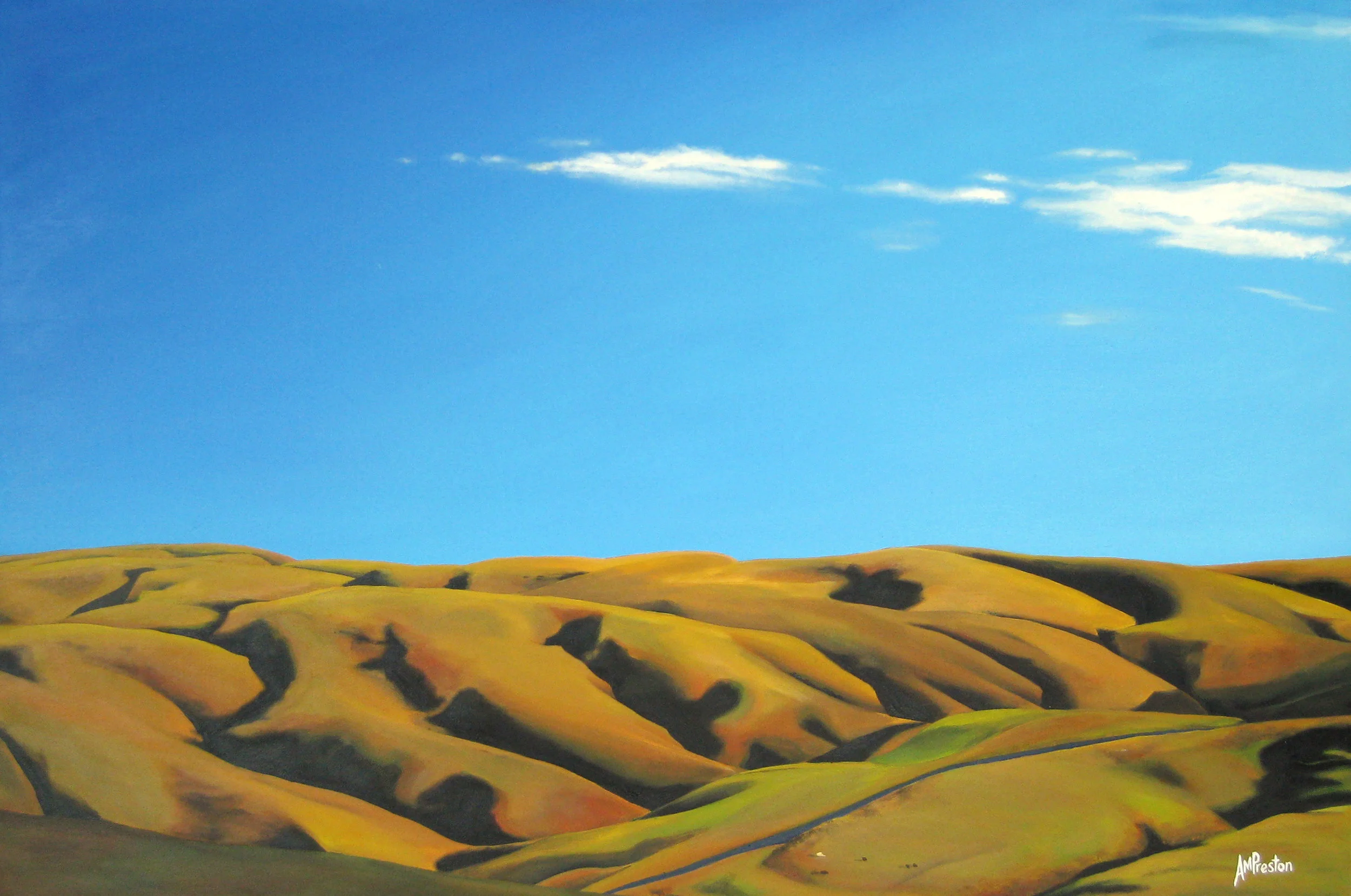 NOT A CLOUD IN THE SKY | acrylic